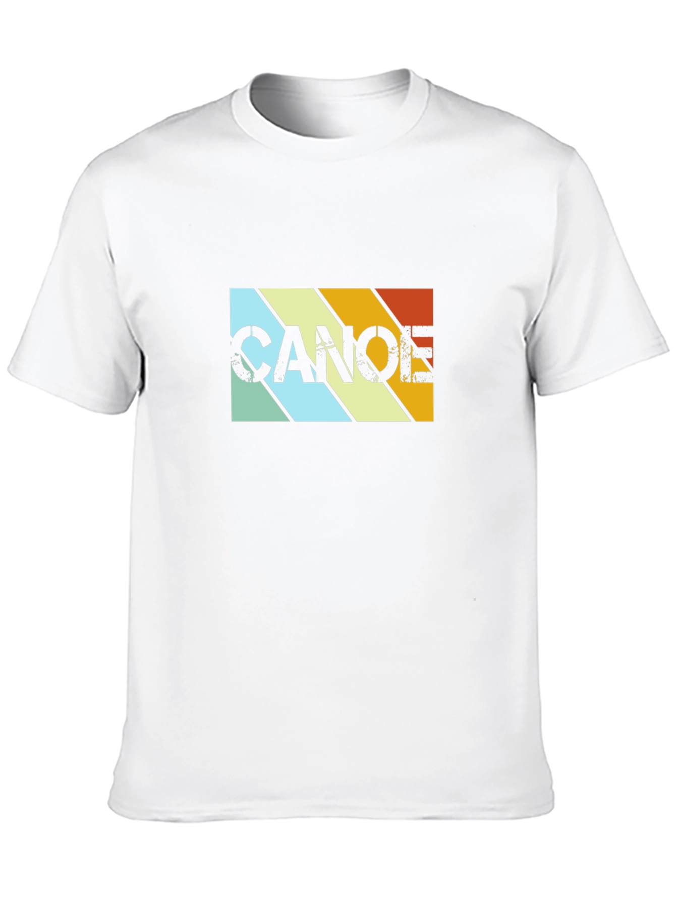 Retro Canoe Graphic Tee - Black