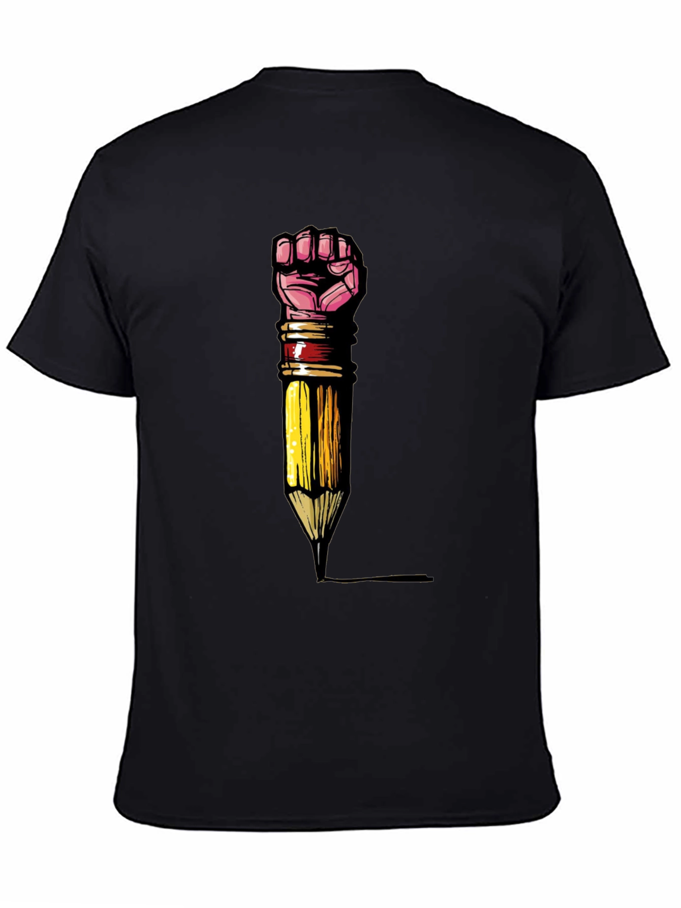 Empowered Writer T-Shirt - Fist Pencil Graphic
