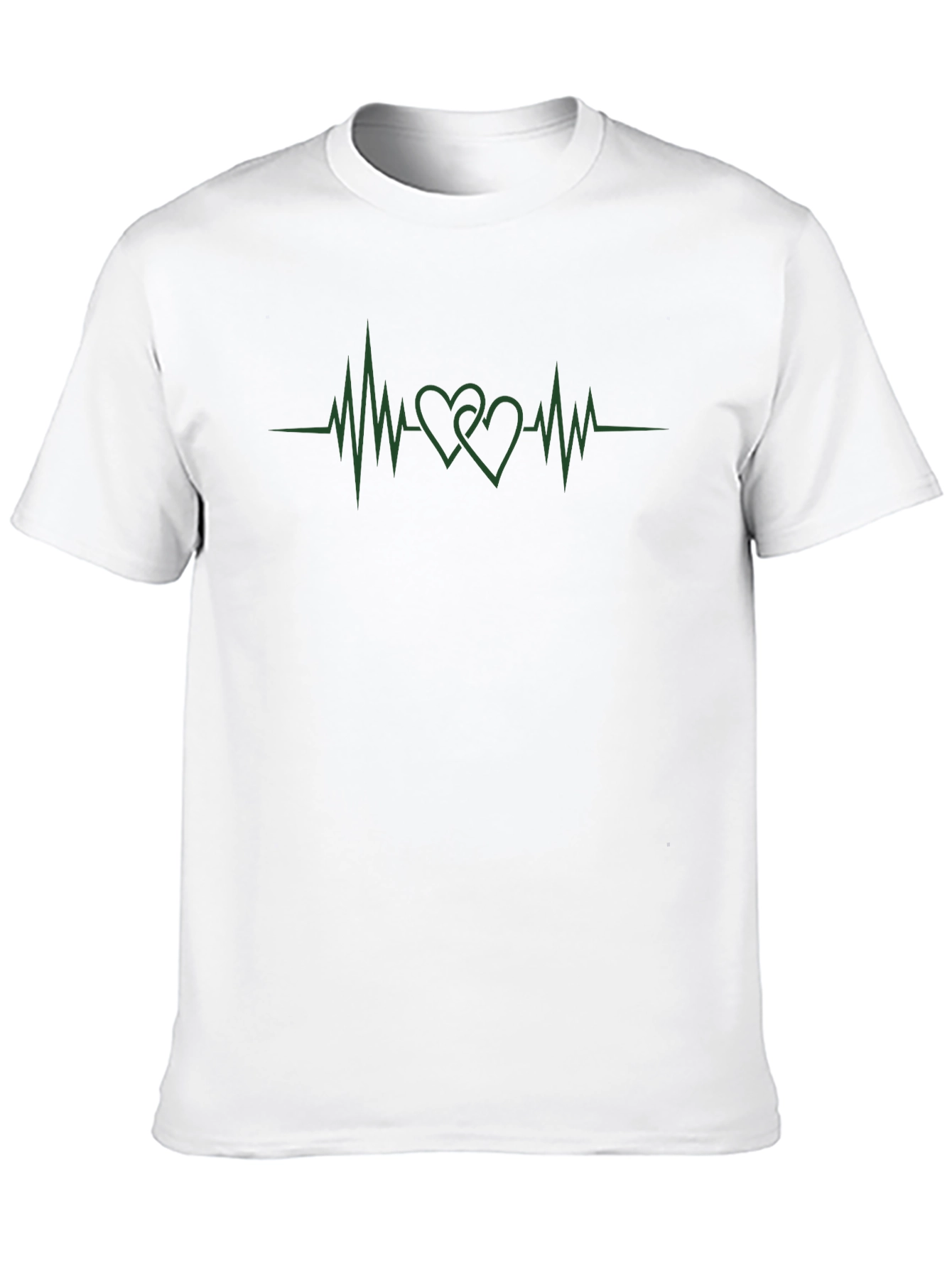 Heartbeat Love T-Shirt - Stylish Graphic Tee