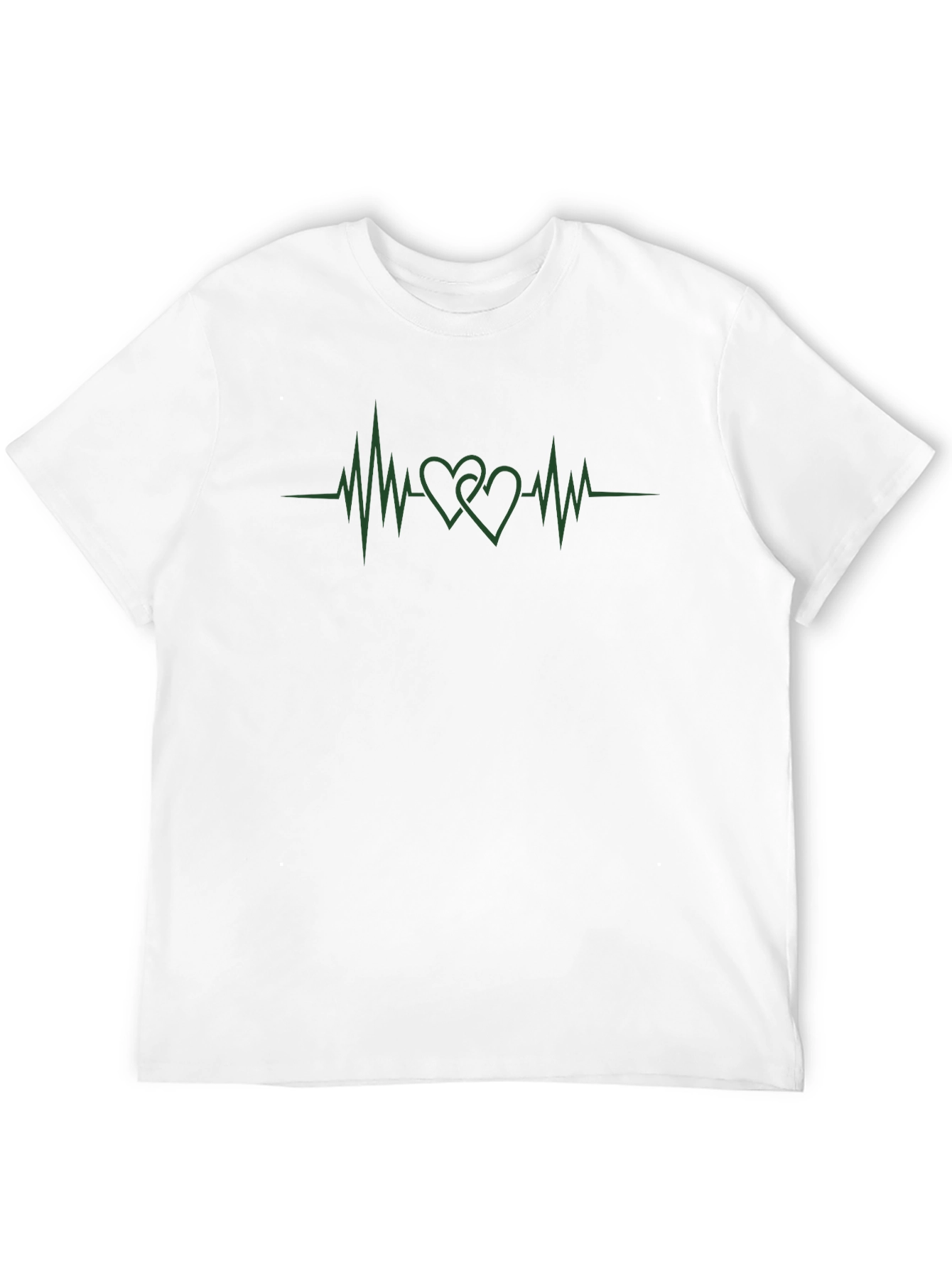 Heartbeat Love T-Shirt - Stylish Graphic Tee