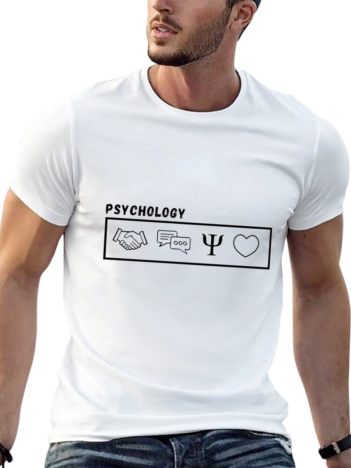Psychology Symbol Black T-Shirt