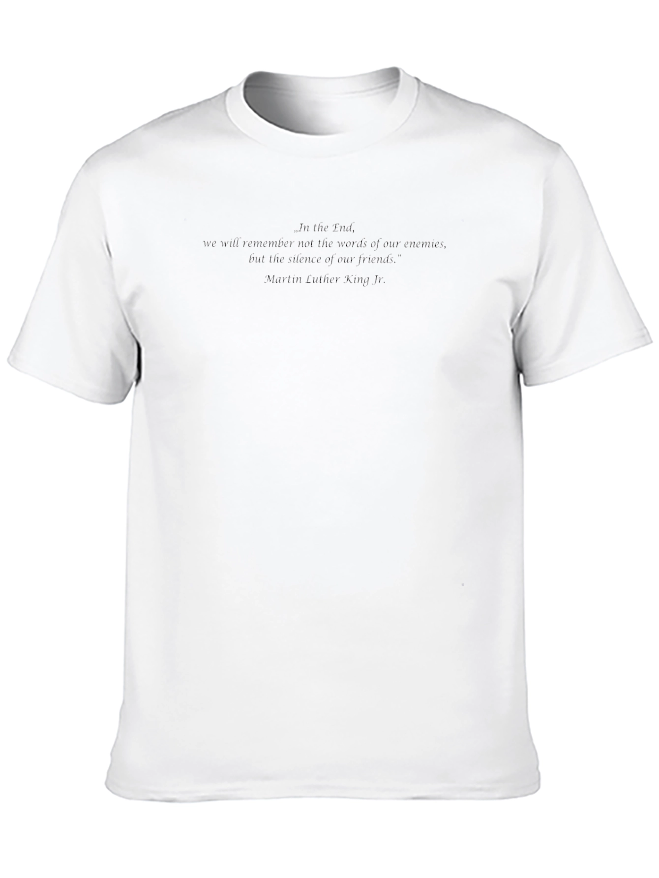 Motivational Quote Black T-Shirt