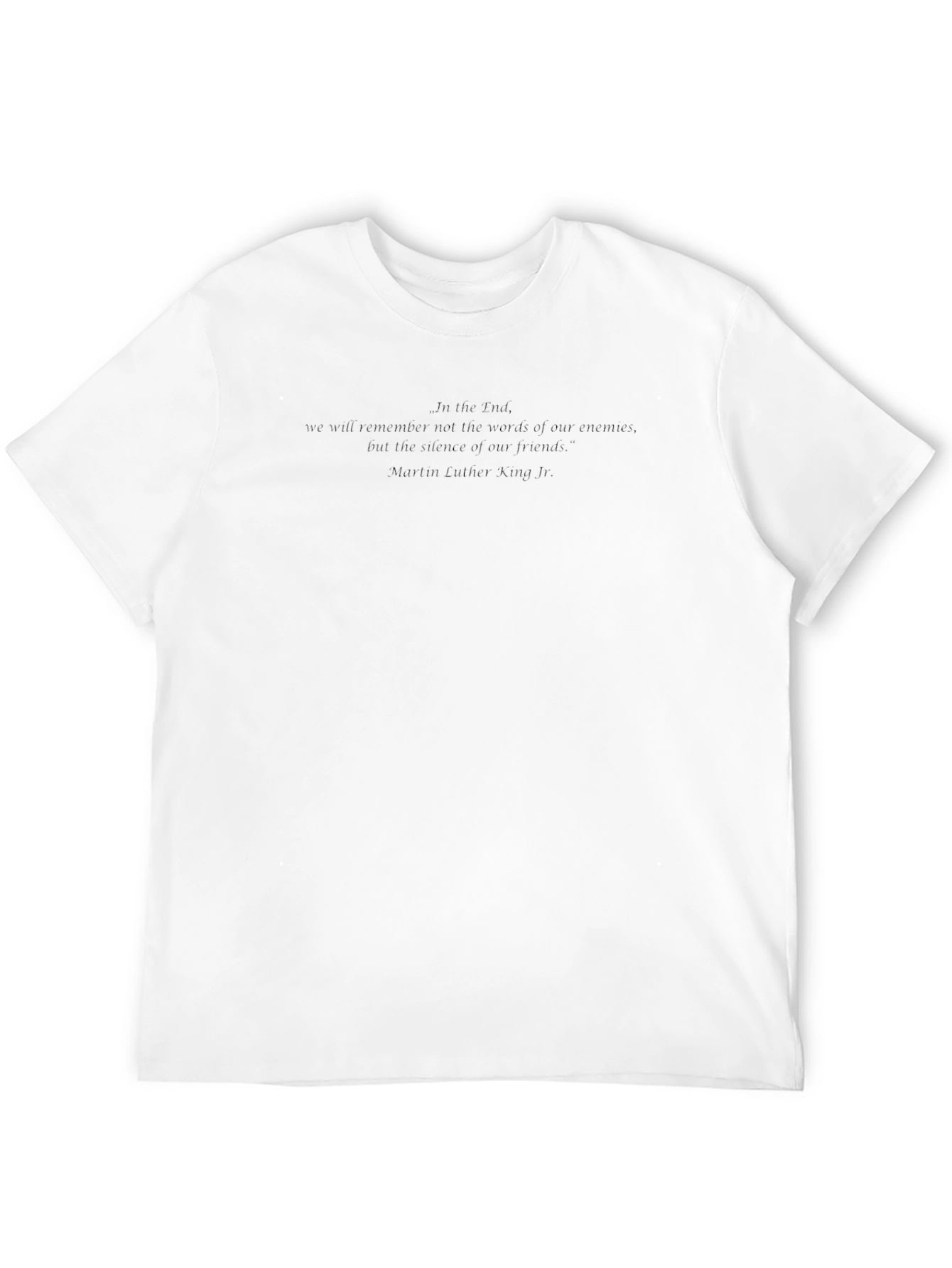 Motivational Quote Black T-Shirt