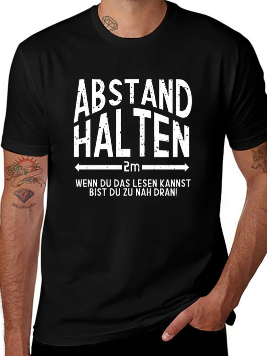 Abstand Halten T-Shirt: Social Distance Humor