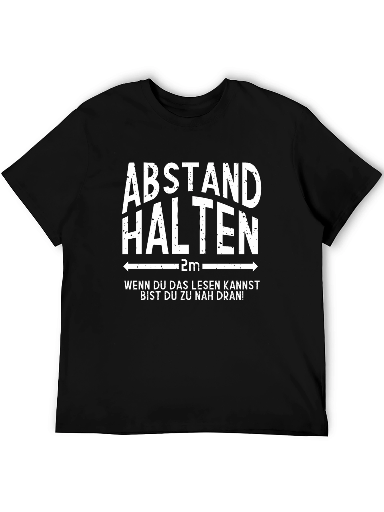 Abstand Halten T-Shirt: Social Distance Humor