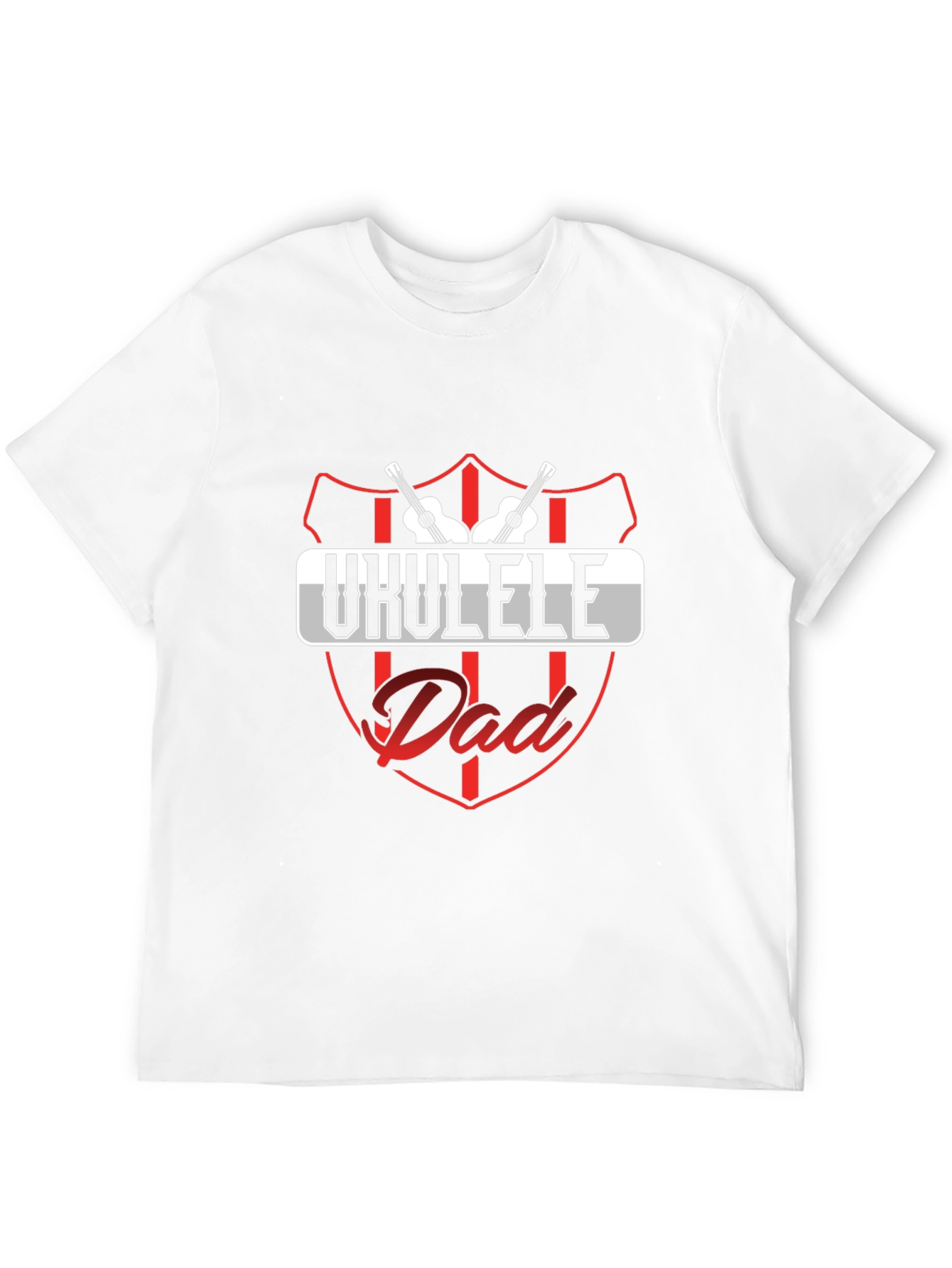 Ukulele Dad Graphic Tee - Musician Fathers Day T-Shirt