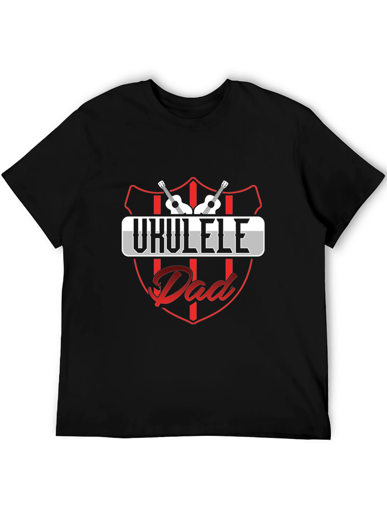 Ukulele Dad Graphic Tee - Musician Fathers Day T-Shirt