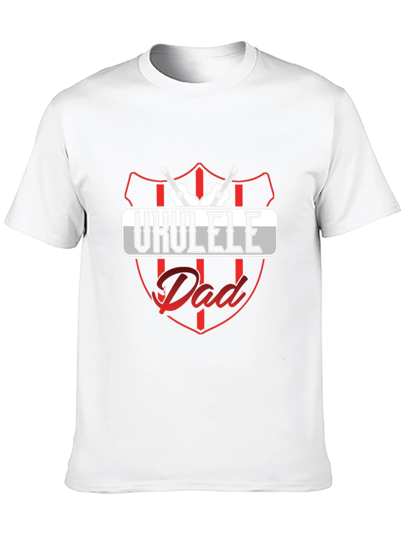 Ukulele Dad Graphic Tee - Musician Fathers Day T-Shirt