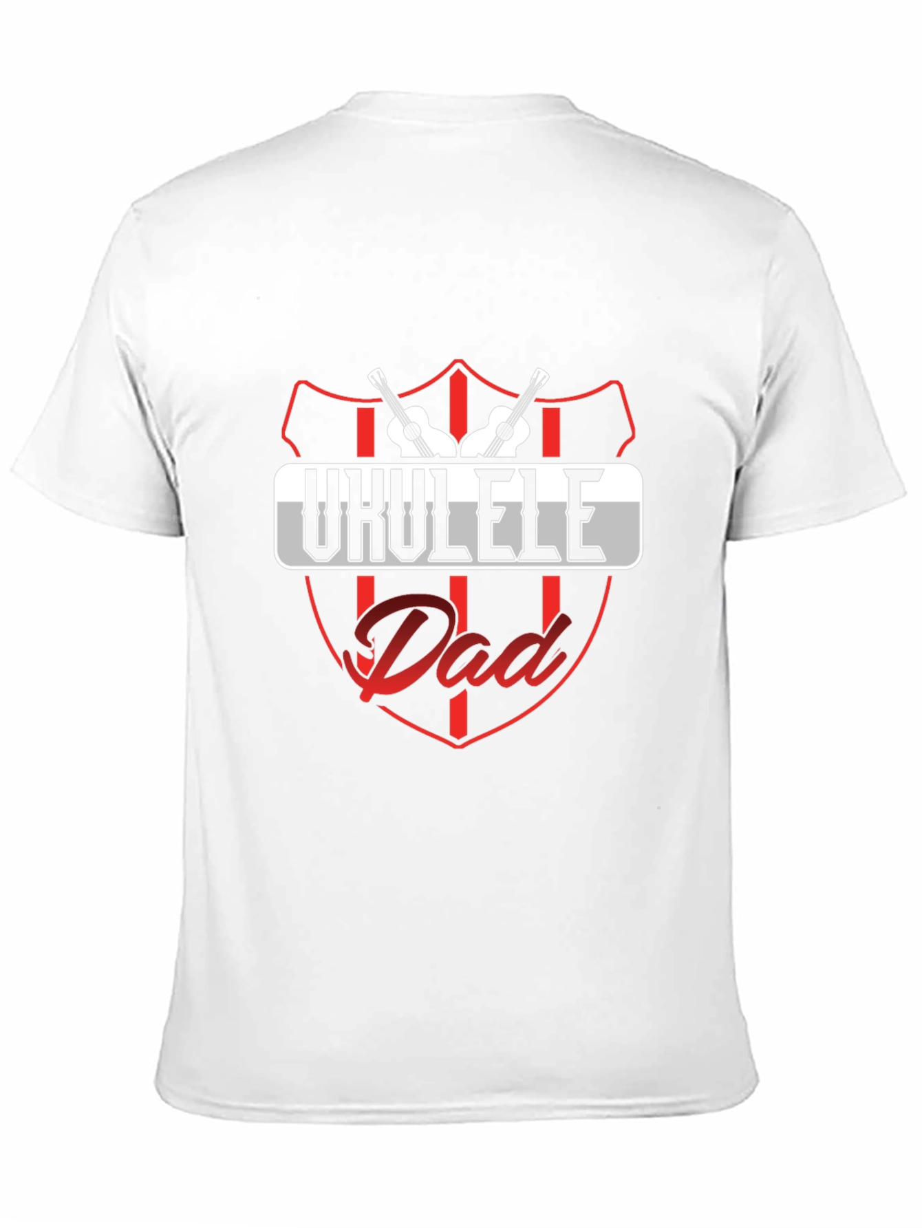 Ukulele Dad Graphic Tee - Musician Fathers Day T-Shirt
