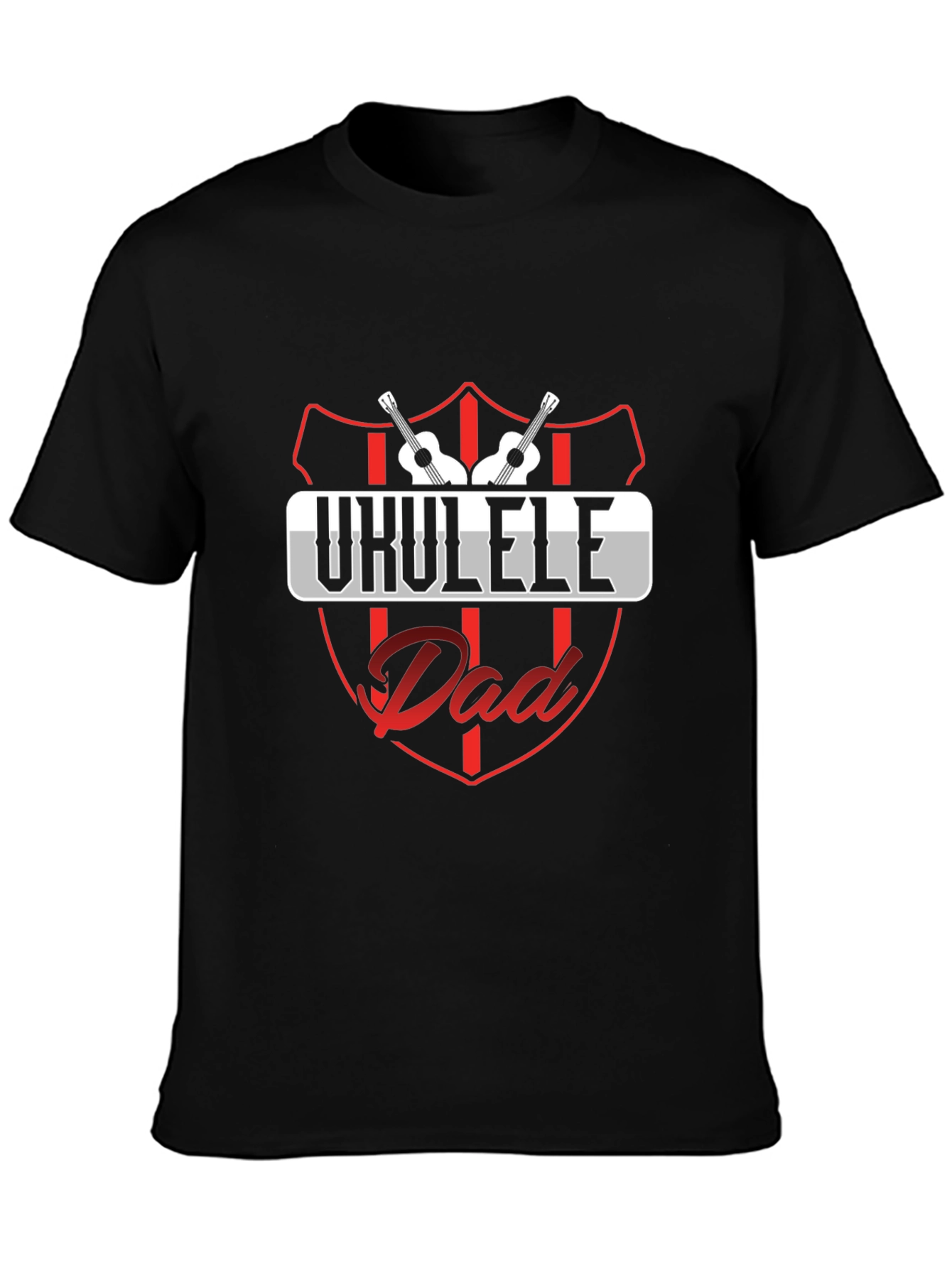 Ukulele Dad Graphic Tee - Musician Fathers Day T-Shirt
