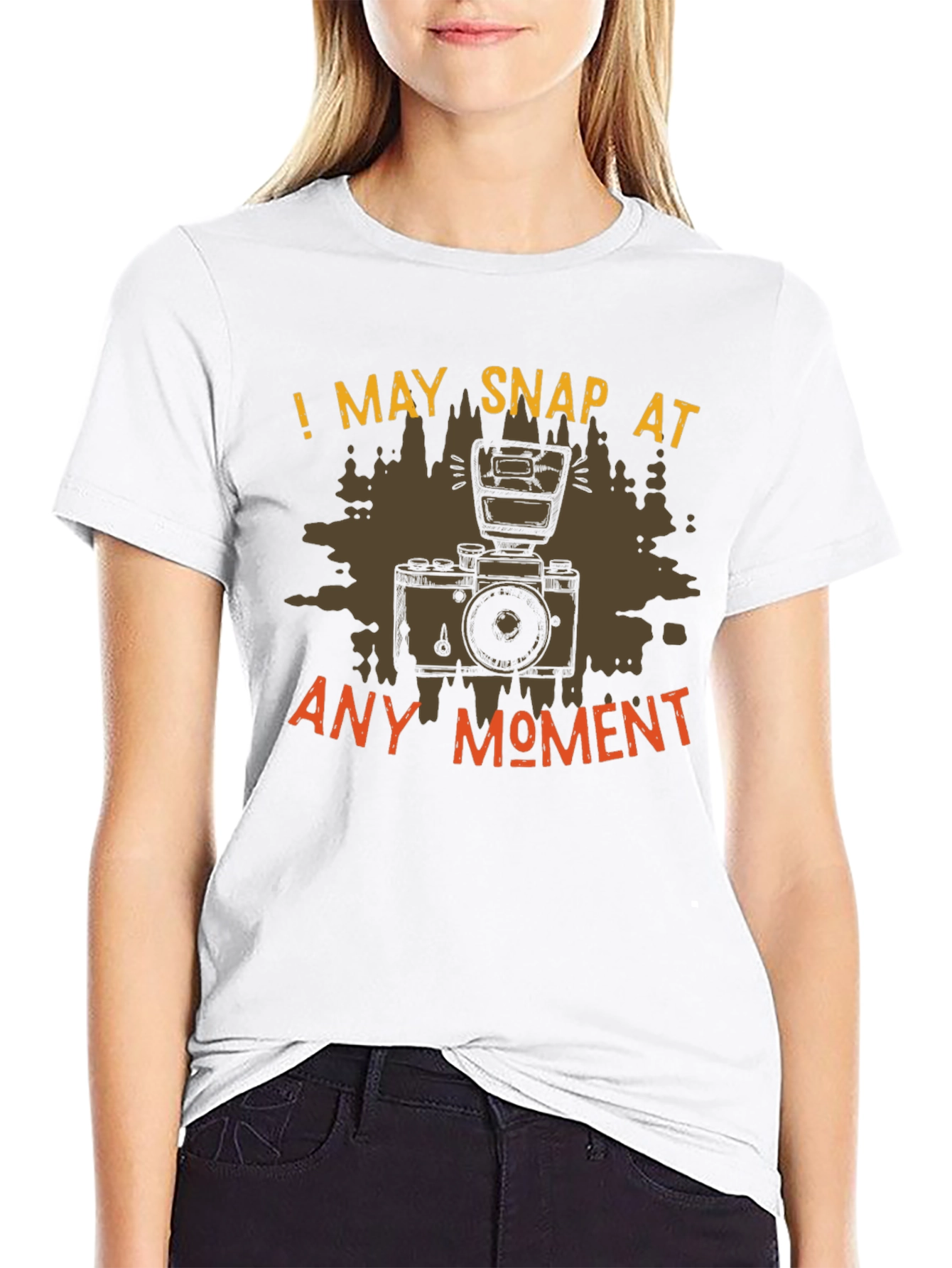 Funny Photographer T-Shirt: I May Snap at Any Moment