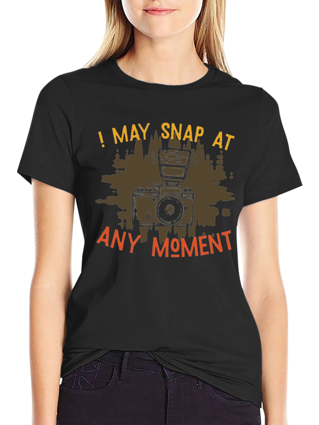 Funny Photographer T-Shirt: I May Snap at Any Moment