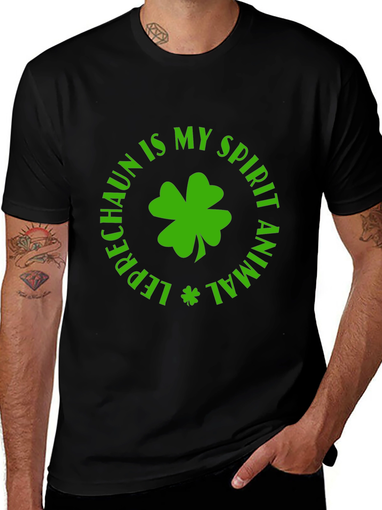 St. Patricks Day Leprechaun Spirit Animal T-Shirt