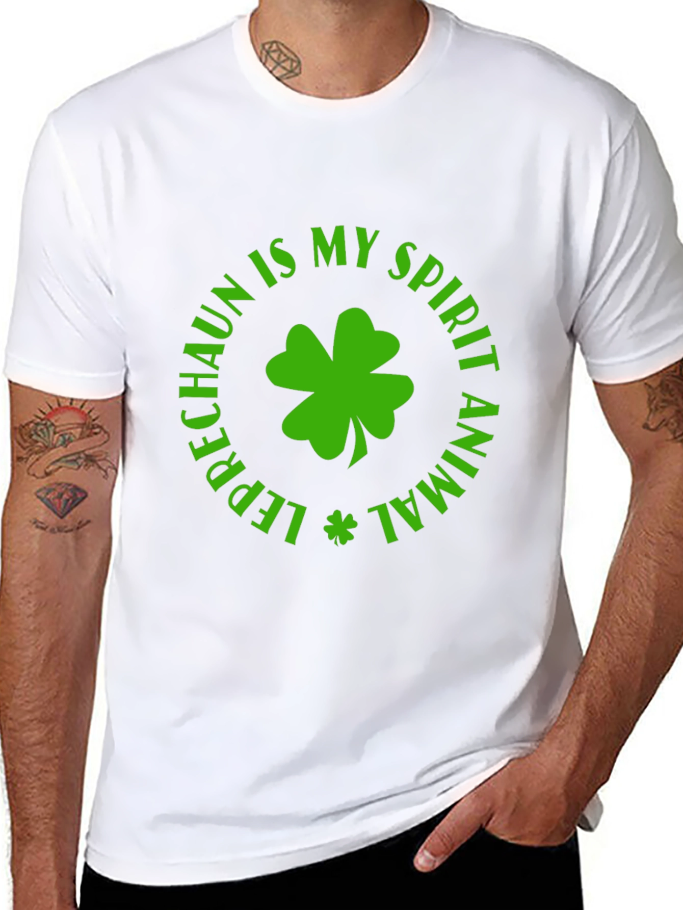 St. Patricks Day Leprechaun Spirit Animal T-Shirt