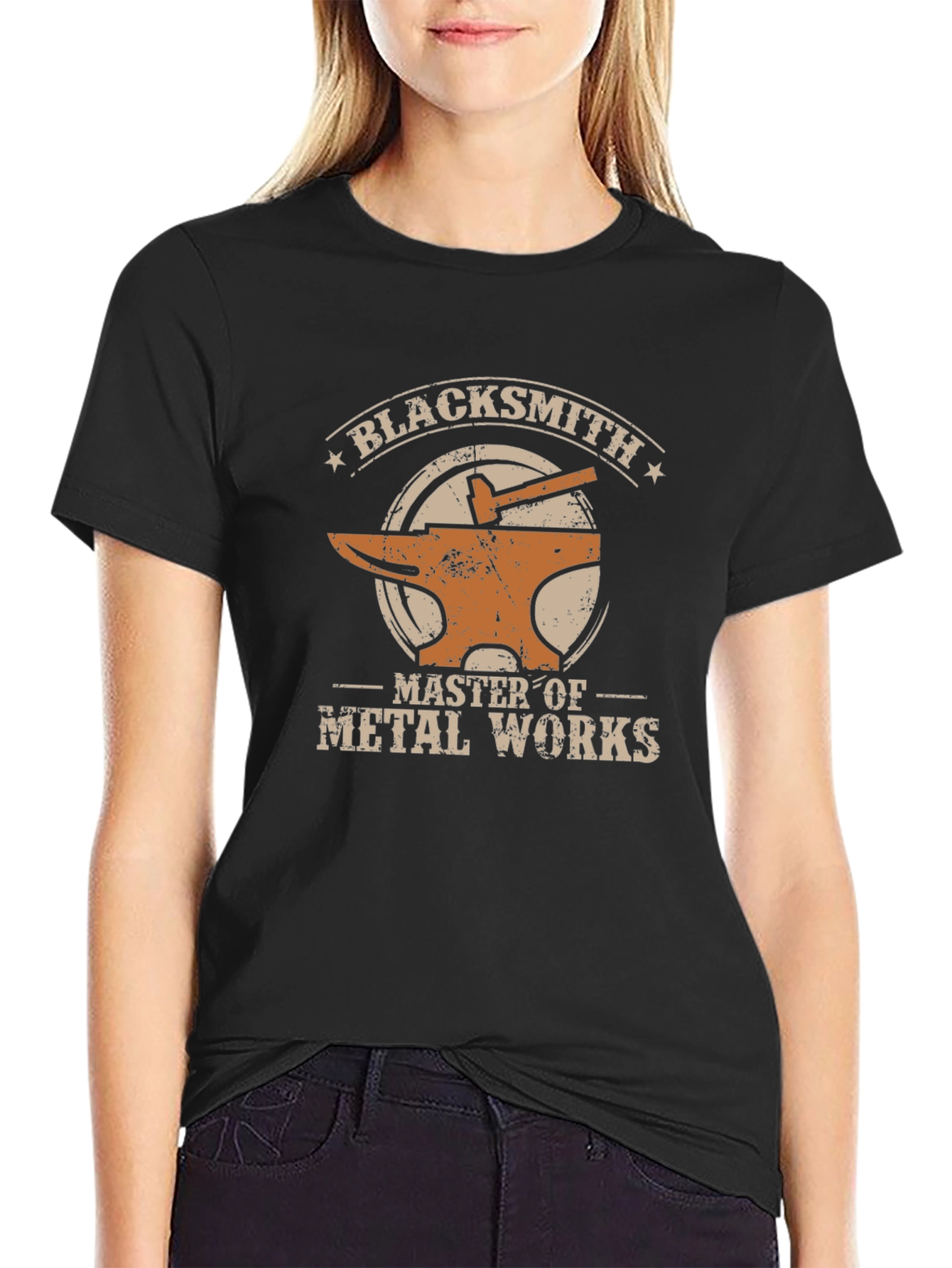 Blacksmith Master of Metal Works Graphic T-Shirt