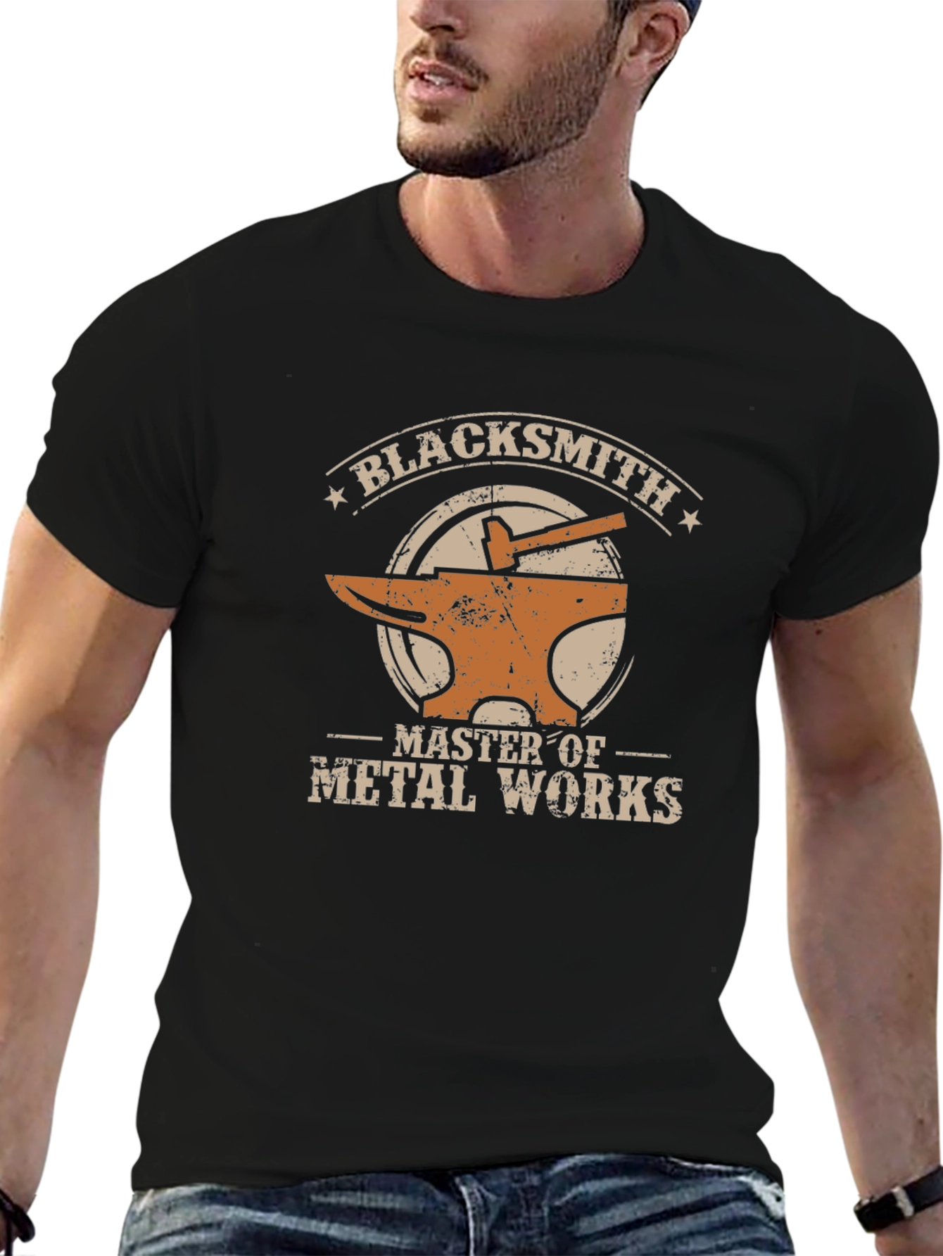 Blacksmith Master of Metal Works Graphic T-Shirt