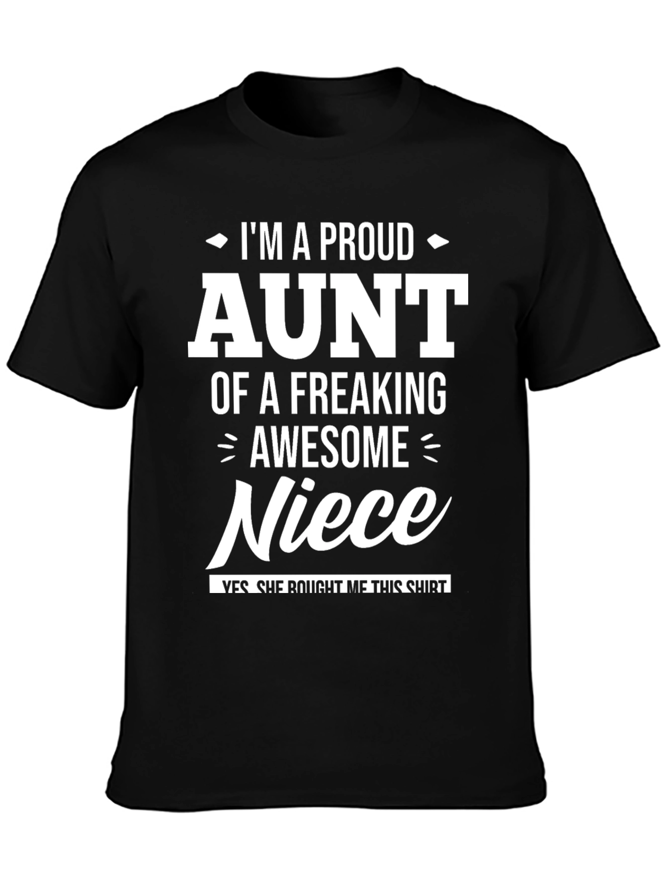 Proud Aunt Niece Gift T-Shirt