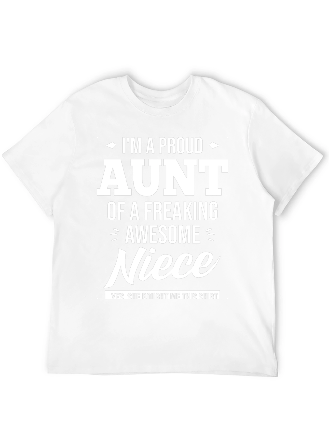 Proud Aunt Niece Gift T-Shirt