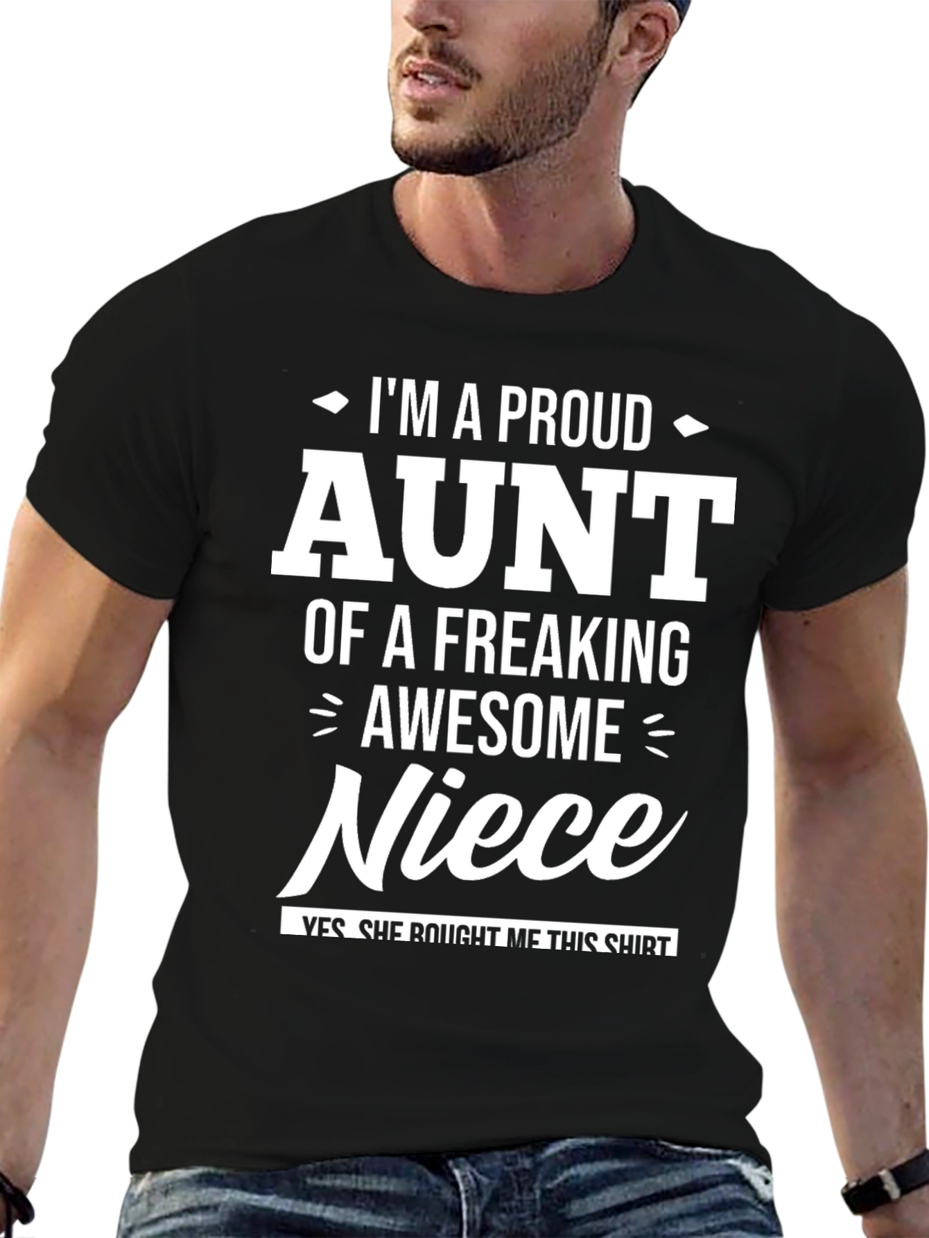 Proud Aunt Niece Gift T-Shirt