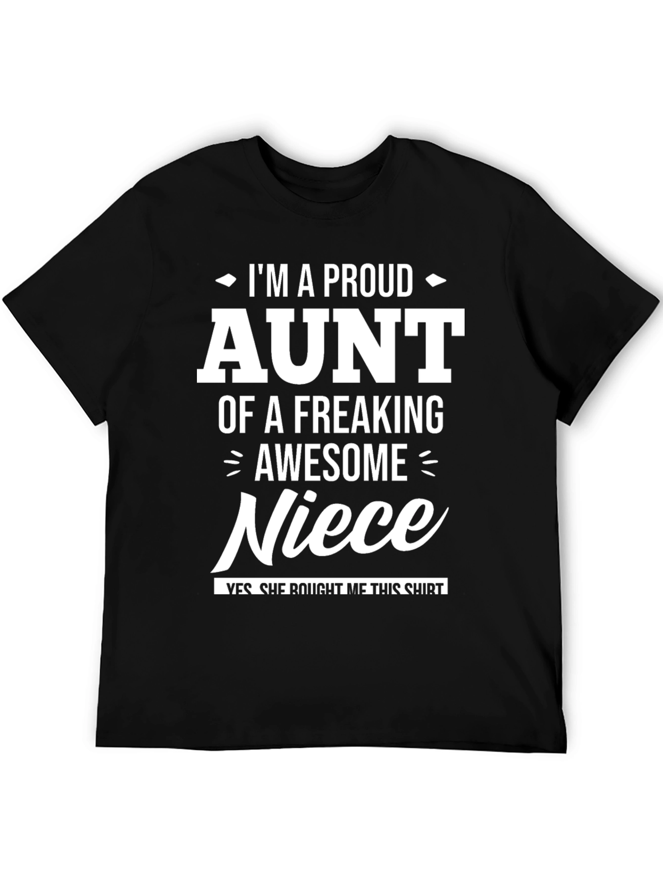 Proud Aunt Niece Gift T-Shirt
