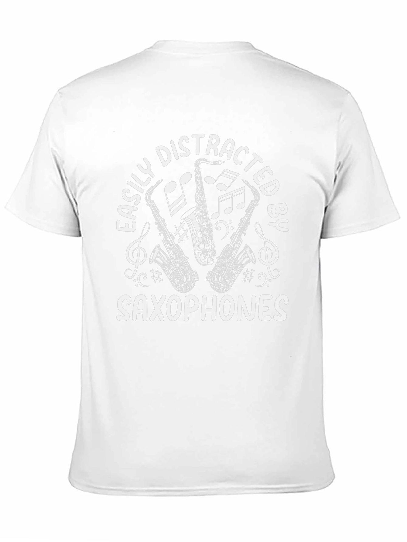 Easily Distracted by Saxophones Graphic Tee