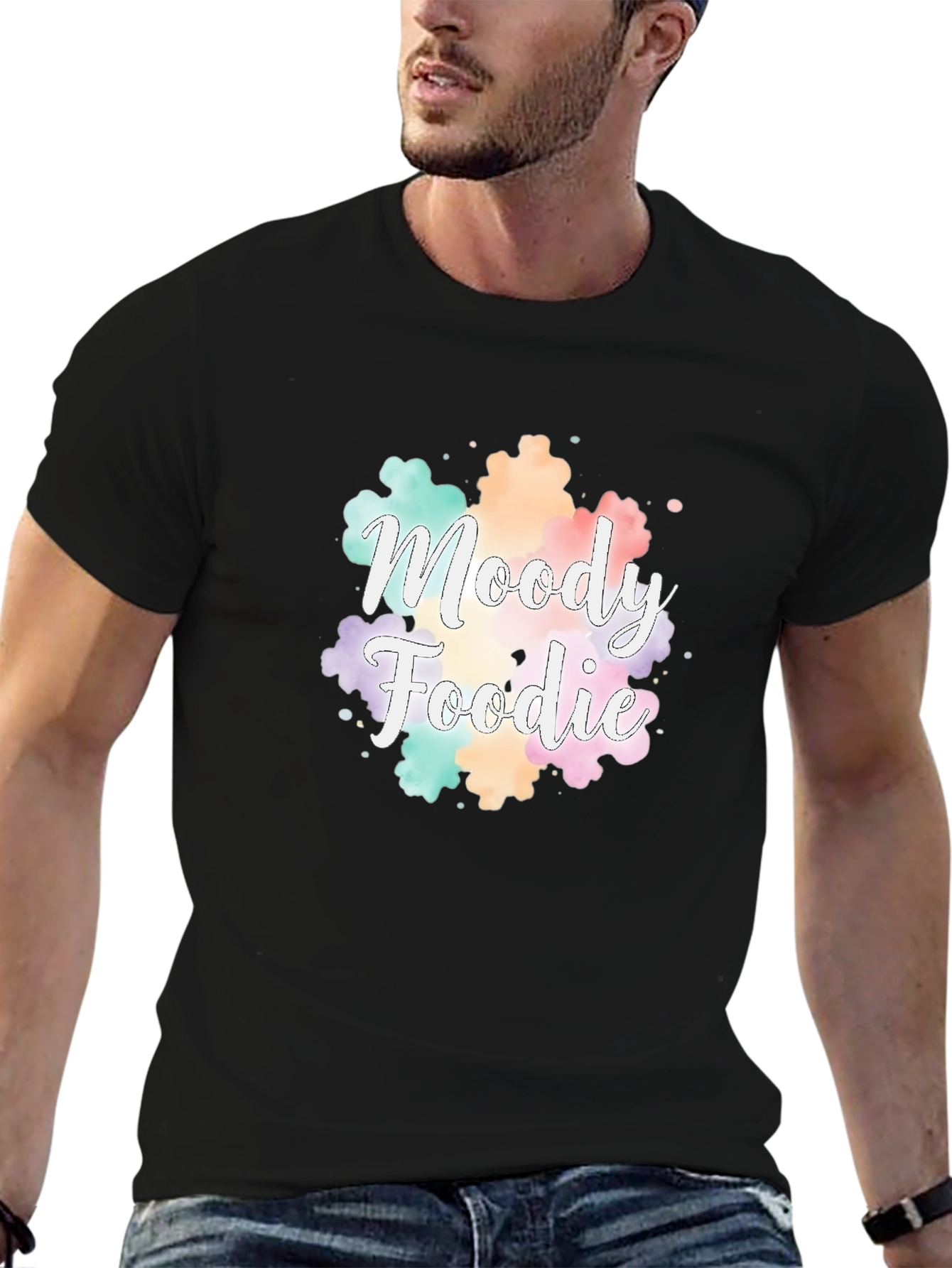Moody Foodie Graphic Tee - Stylish Unisex Fit