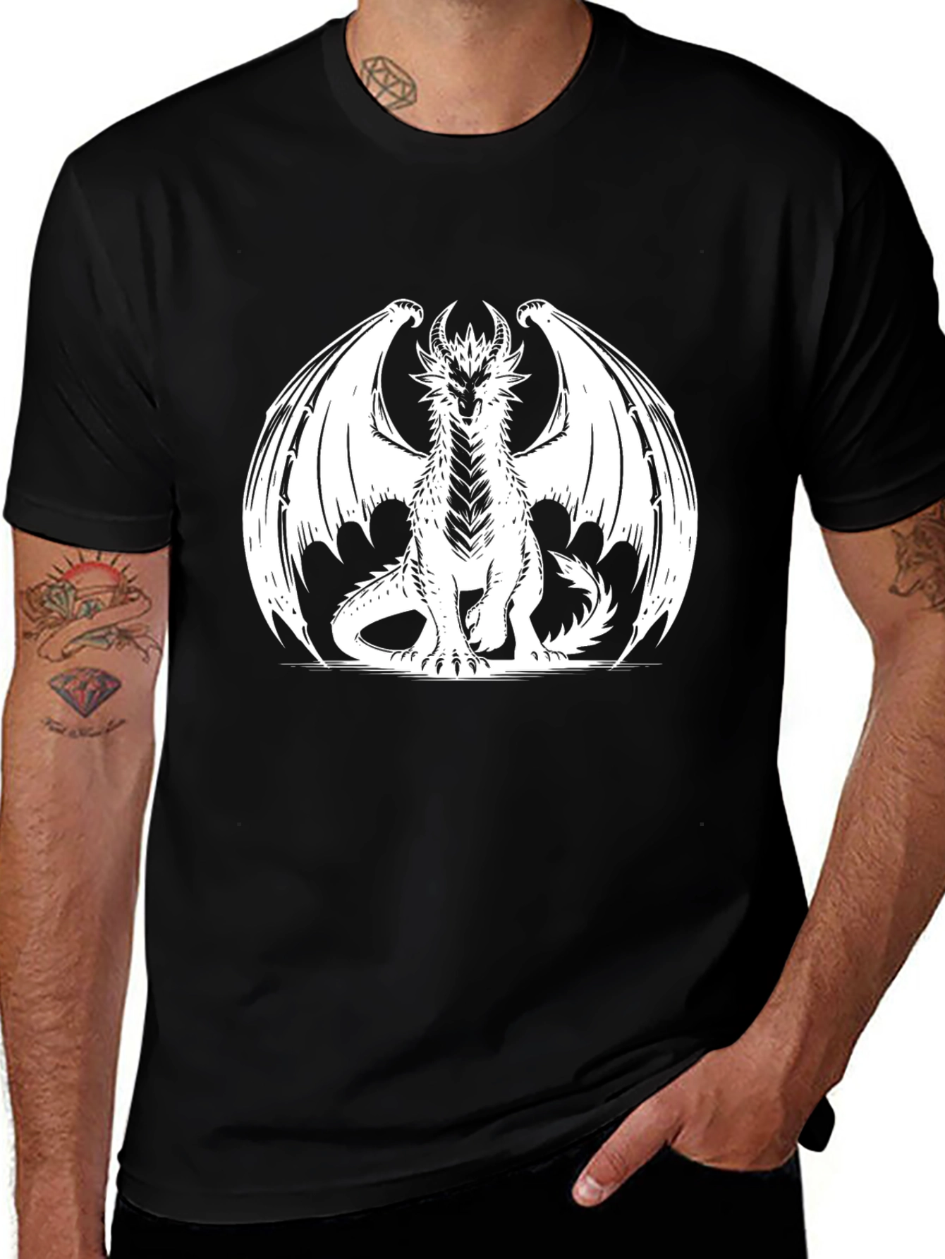 Dragon Graphic T-Shirt - Fantasy Tee