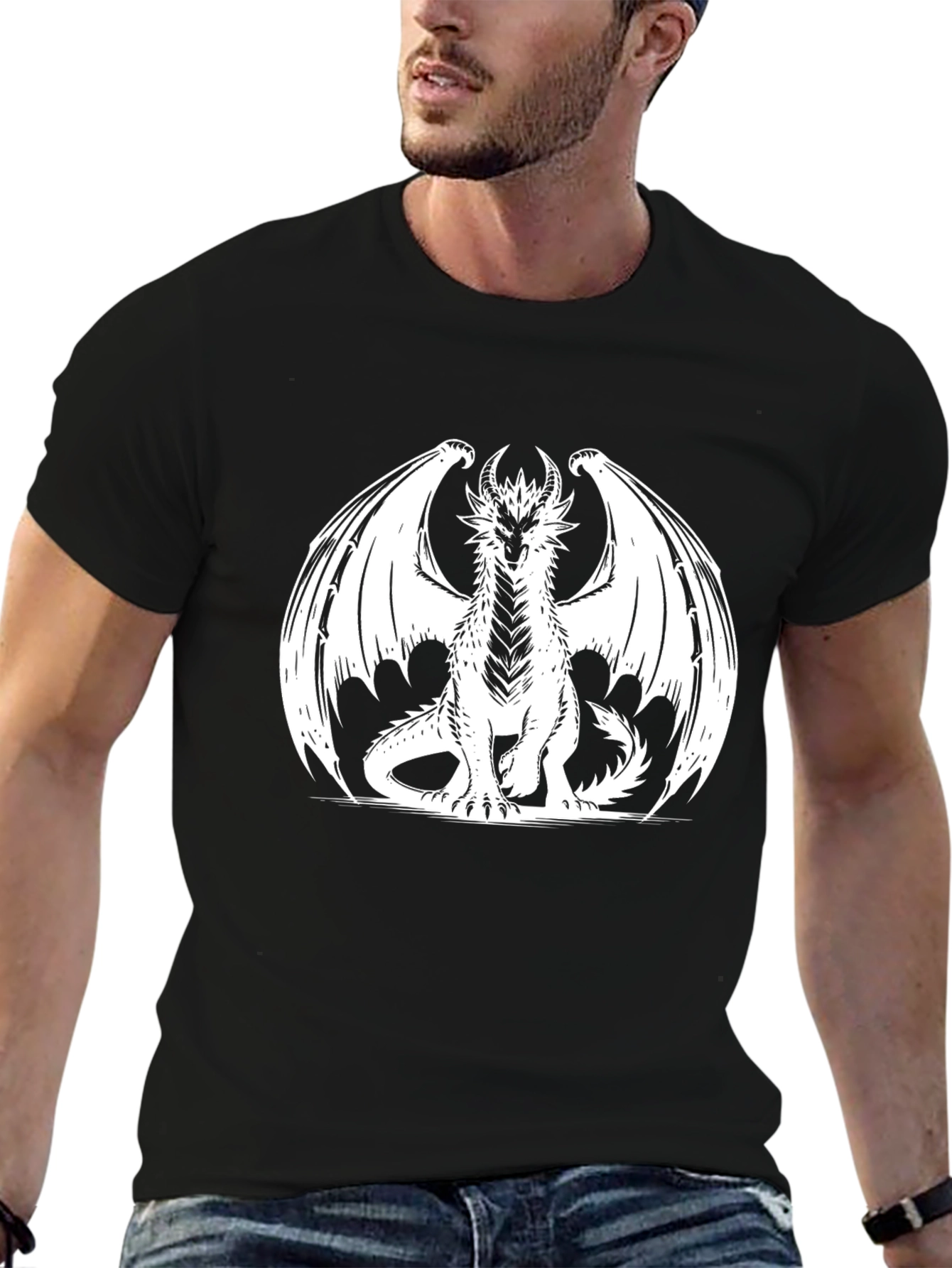 Dragon Graphic T-Shirt - Fantasy Tee