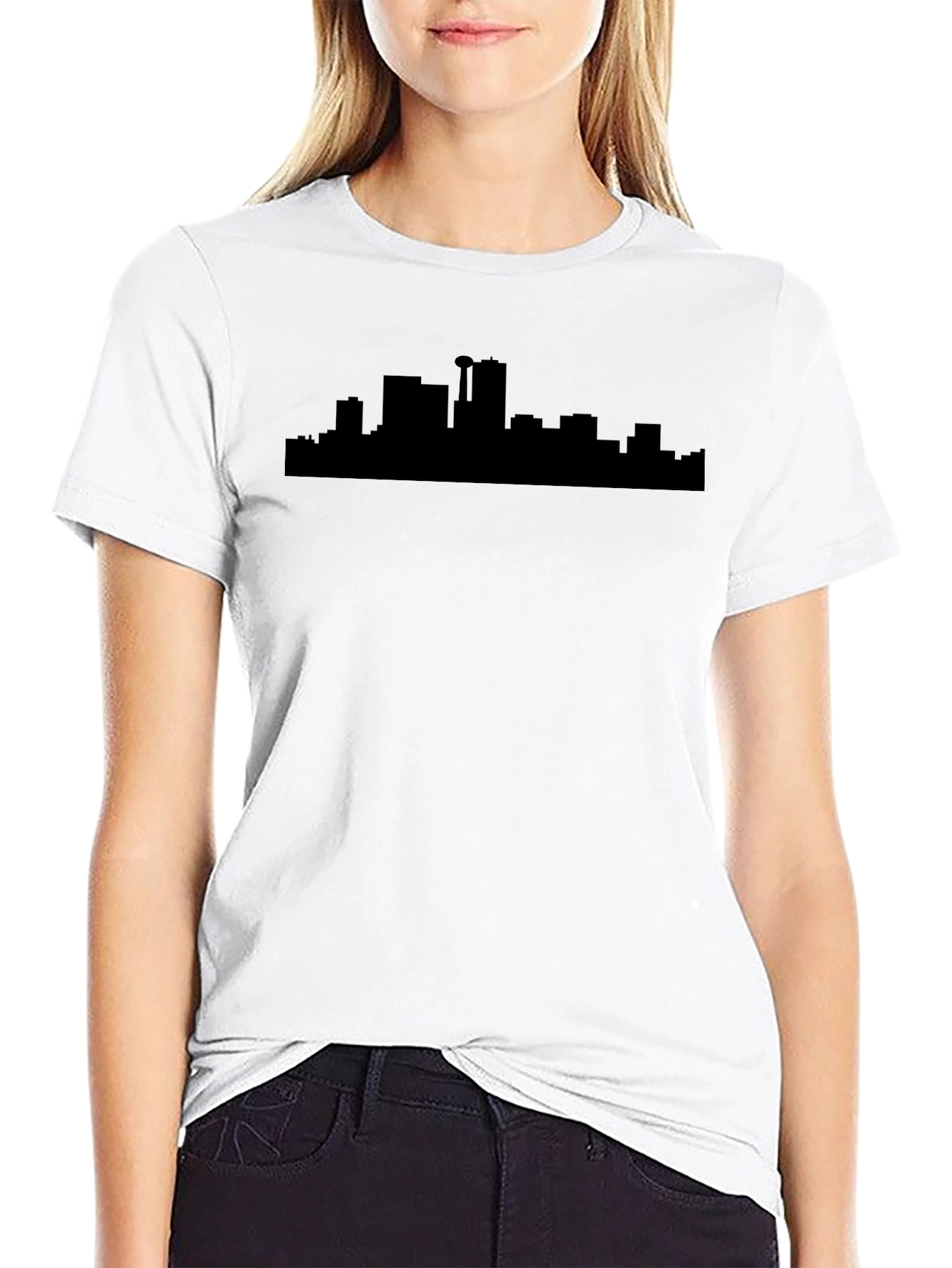 Cityscape Silhouette T-Shirt - Modern Graphic Tee
