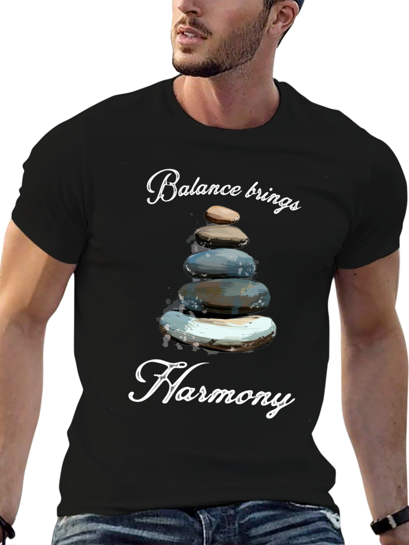 Balance & Harmony T-Shirt - Zen Style