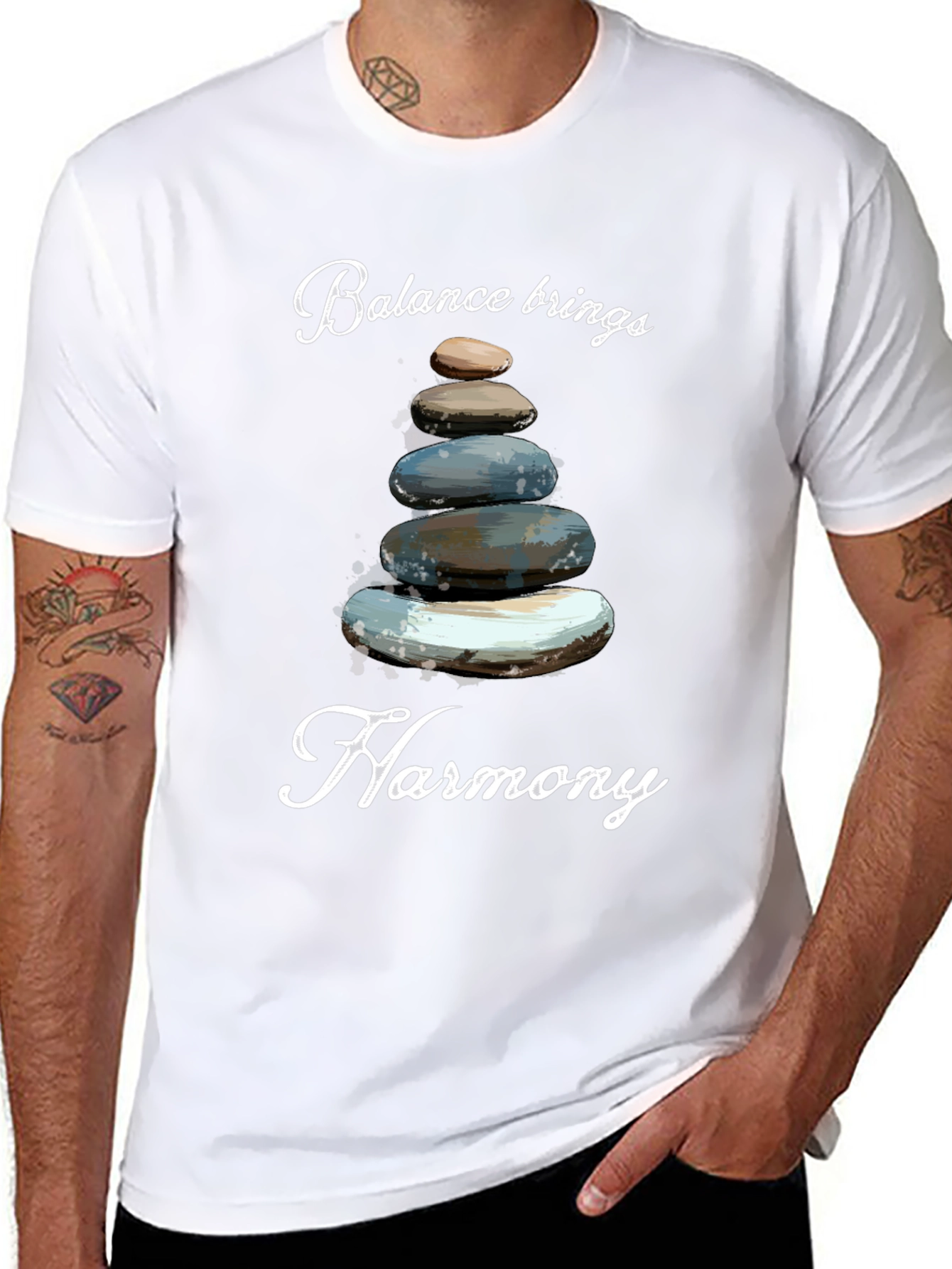 Balance & Harmony T-Shirt - Zen Style