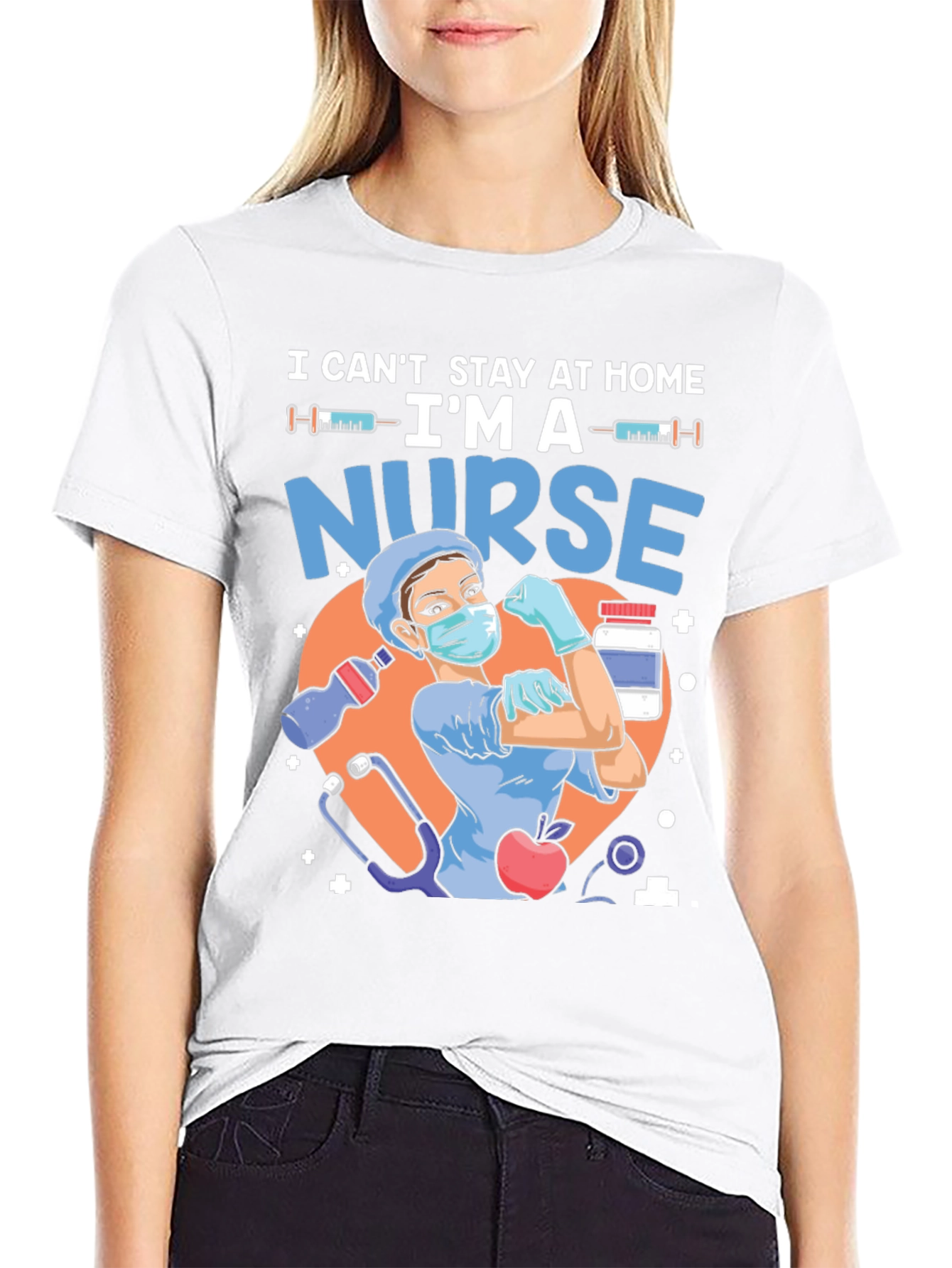 Nurse Graphic T-Shirt - Hero Apparel