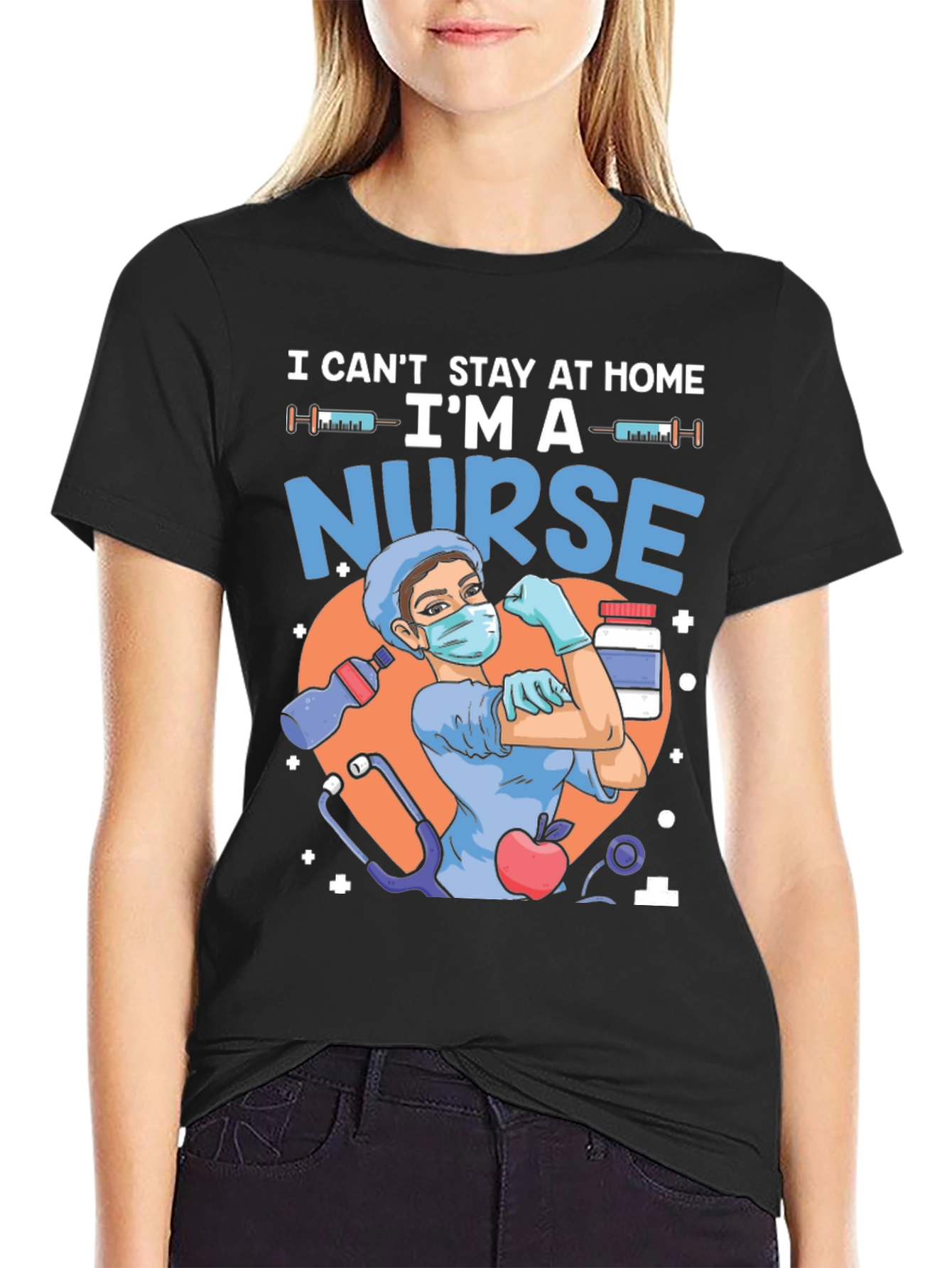 Nurse Graphic T-Shirt - Hero Apparel