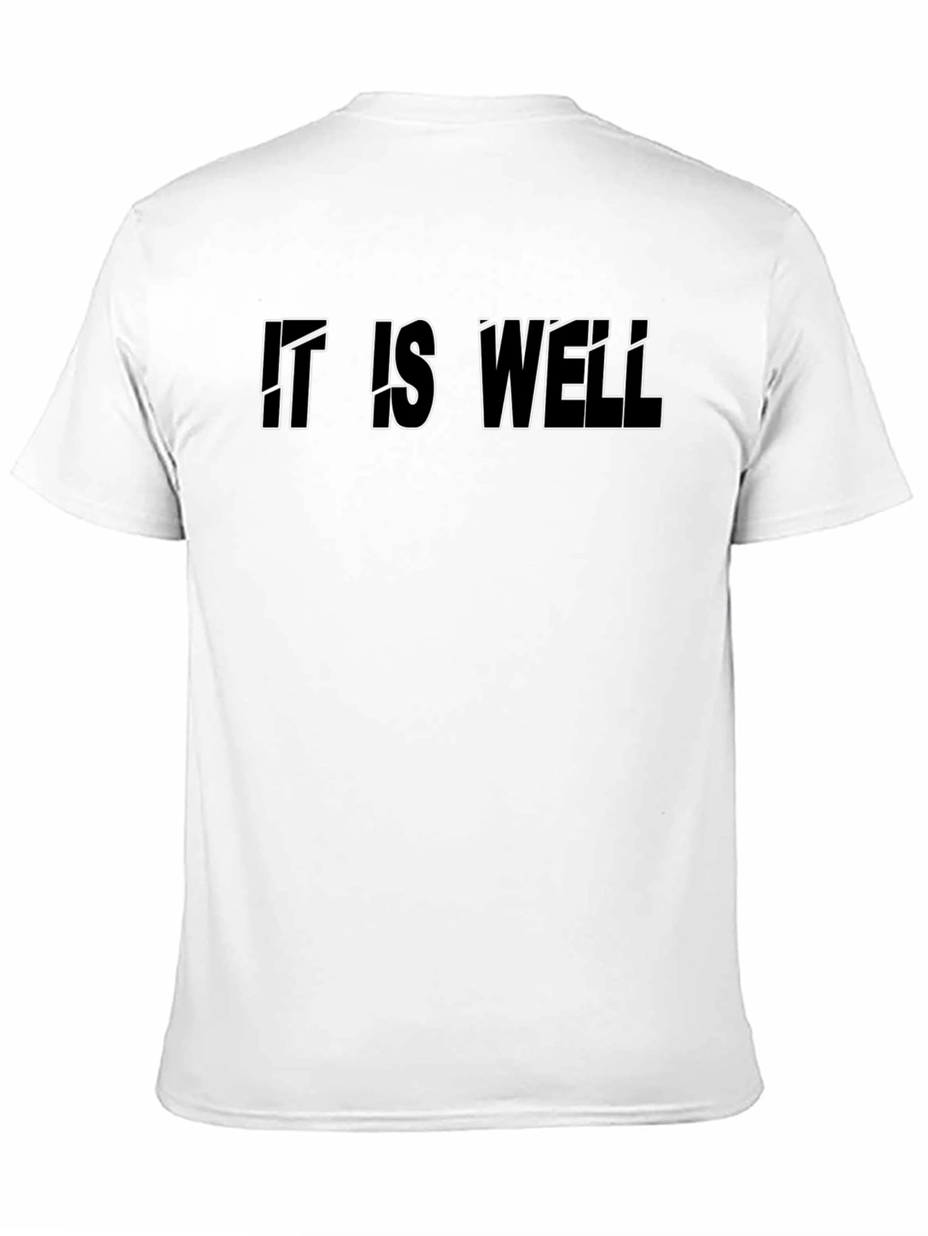 It is Well Graphic Tee - Black Cotton T-Shirt