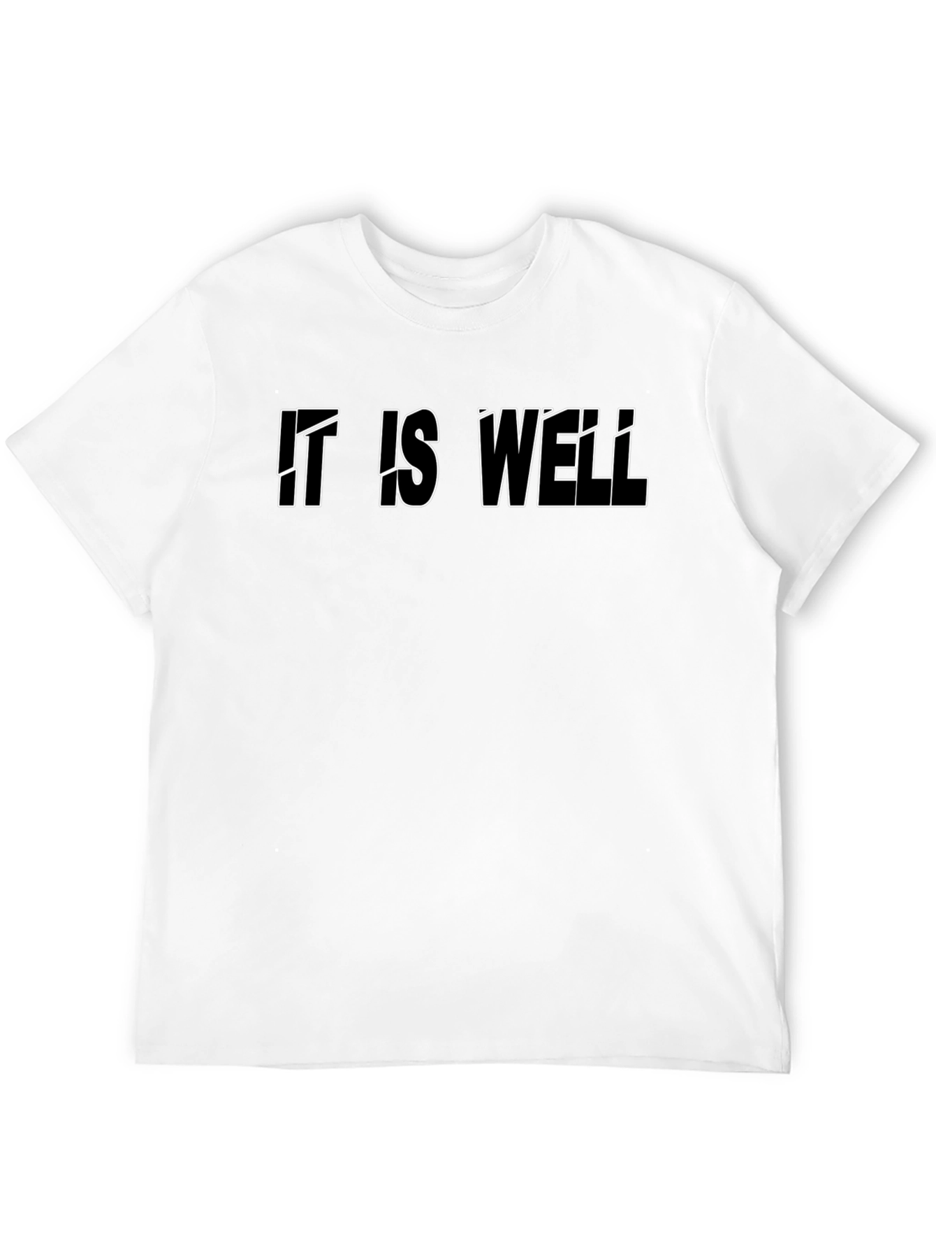It is Well Graphic Tee - Black Cotton T-Shirt