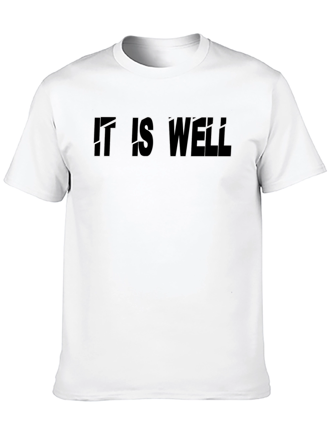 It is Well Graphic Tee - Black Cotton T-Shirt