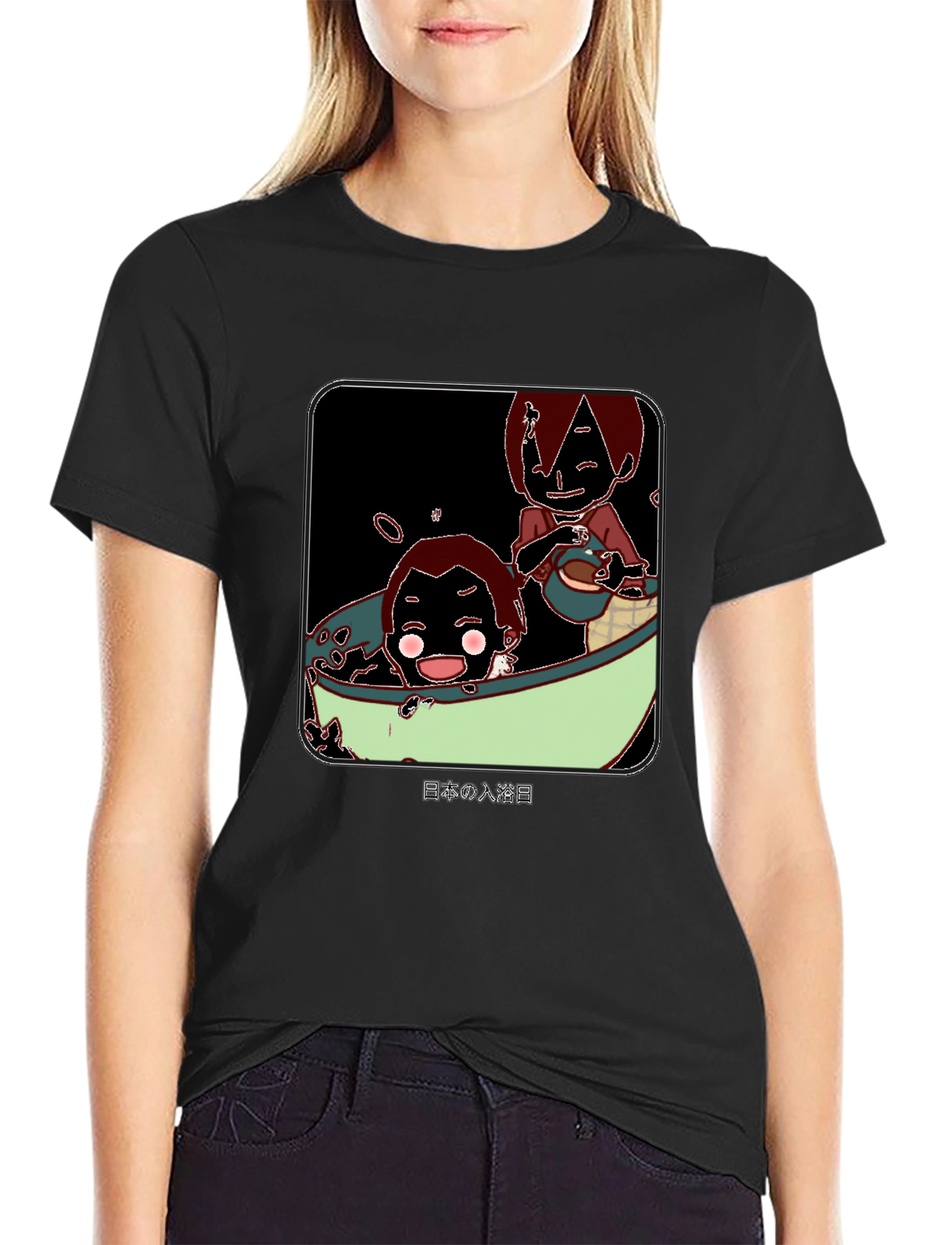 Anime Bath Time T-Shirt