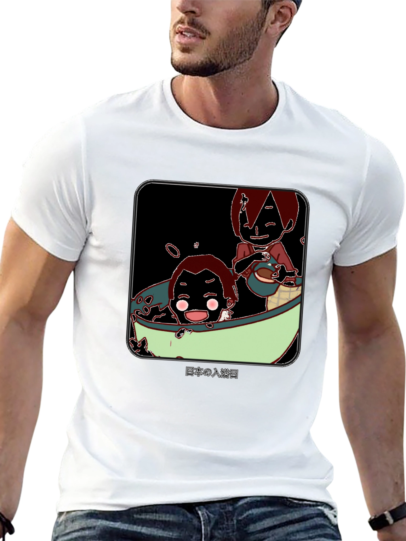 Anime Bath Time T-Shirt