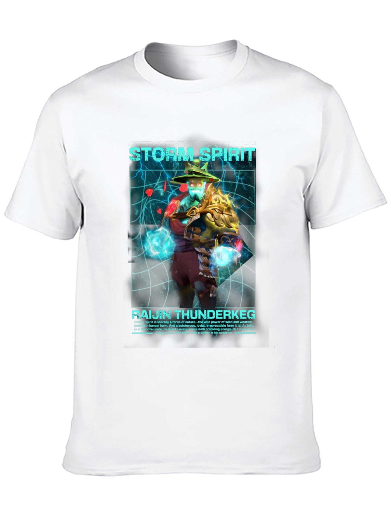 Storm Spirit Raijin Thunderkeg Graphic T-Shirt