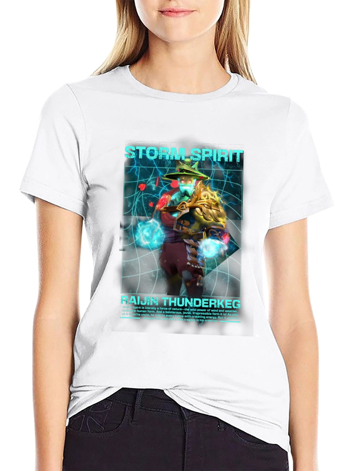 Storm Spirit Raijin Thunderkeg Graphic T-Shirt