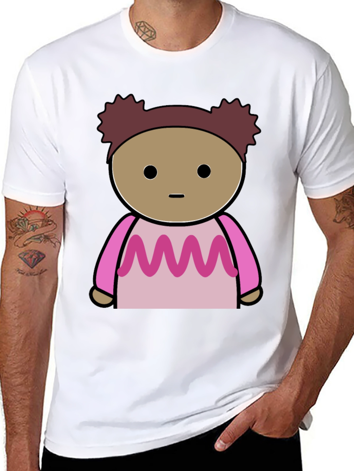 Cartoon Character Graphic Tee - Fun & Stylish