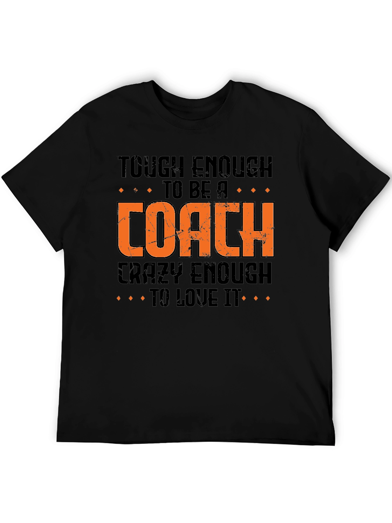 Tough Enough Coach Graphic Tee - Black