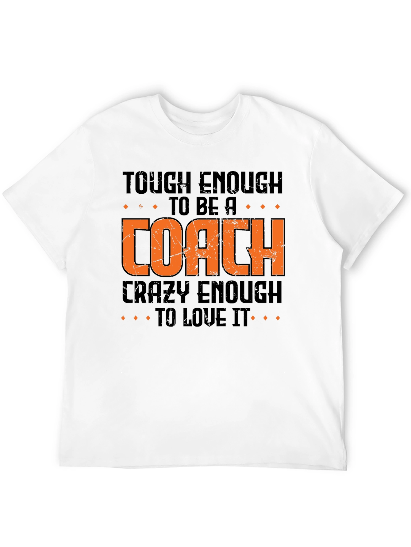Tough Enough Coach Graphic Tee - Black