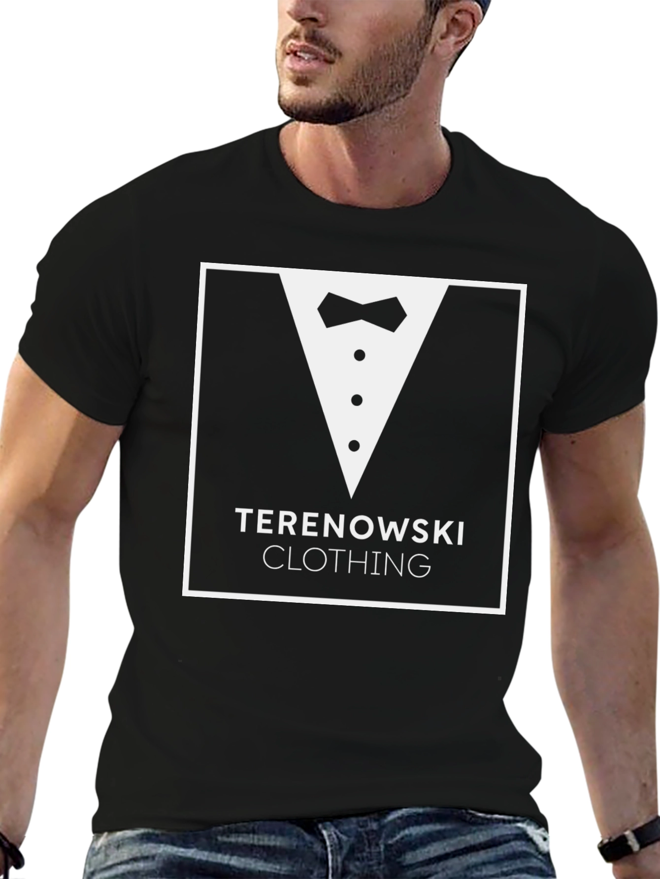 Terenowski Clothing Tuxedo Style Graphic T-Shirt