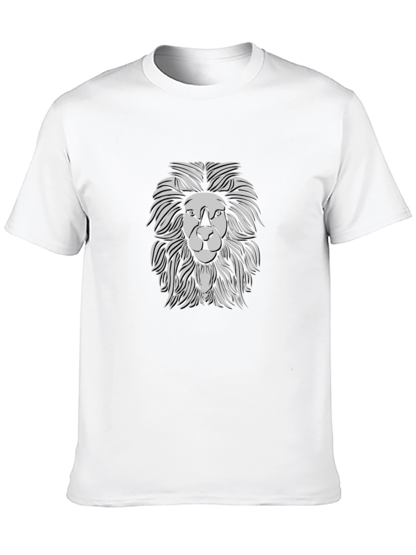 Lion Graphic Tee - Mens Black T-Shirt