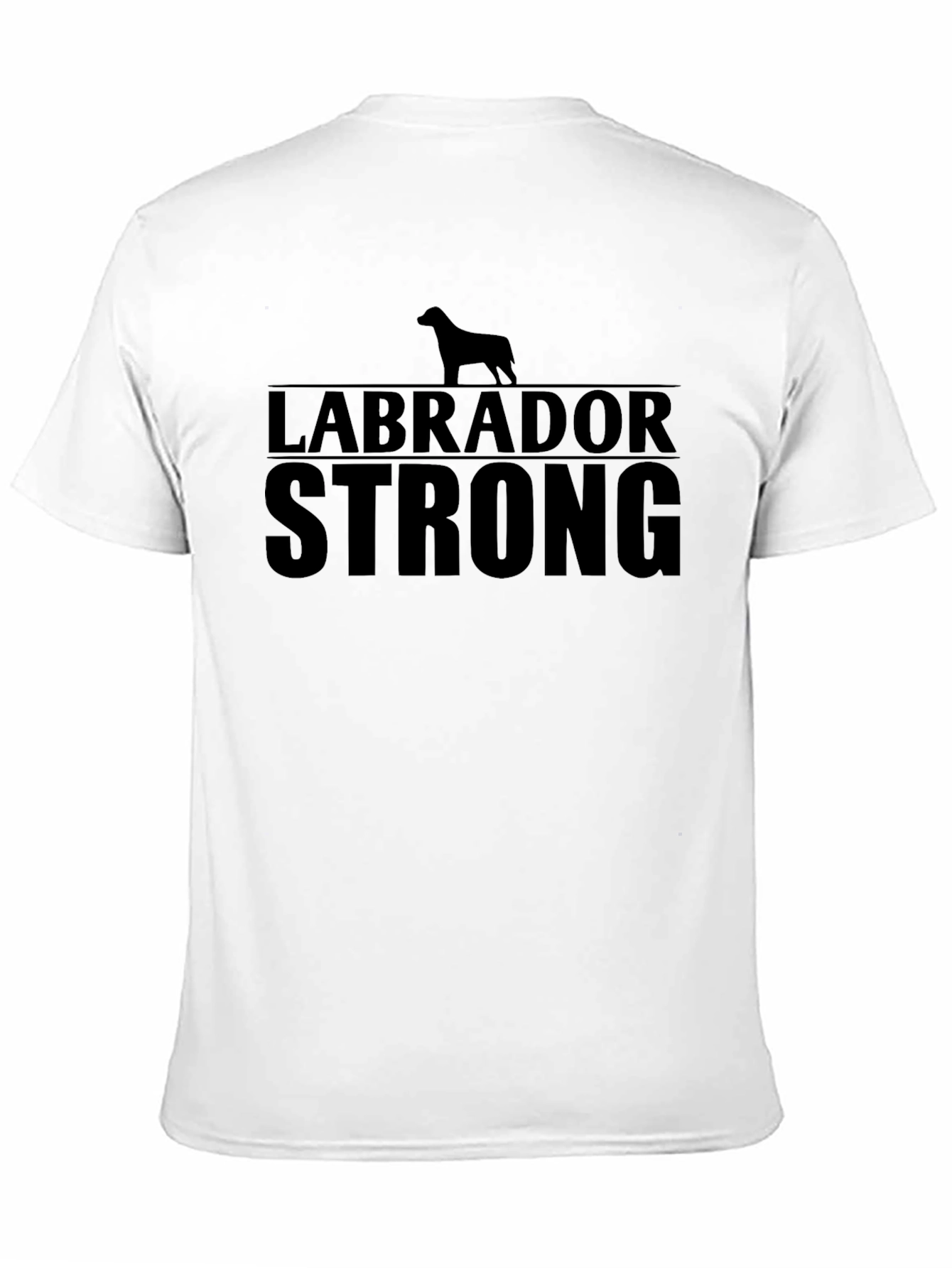 Labrador Strong Black Graphic Tee