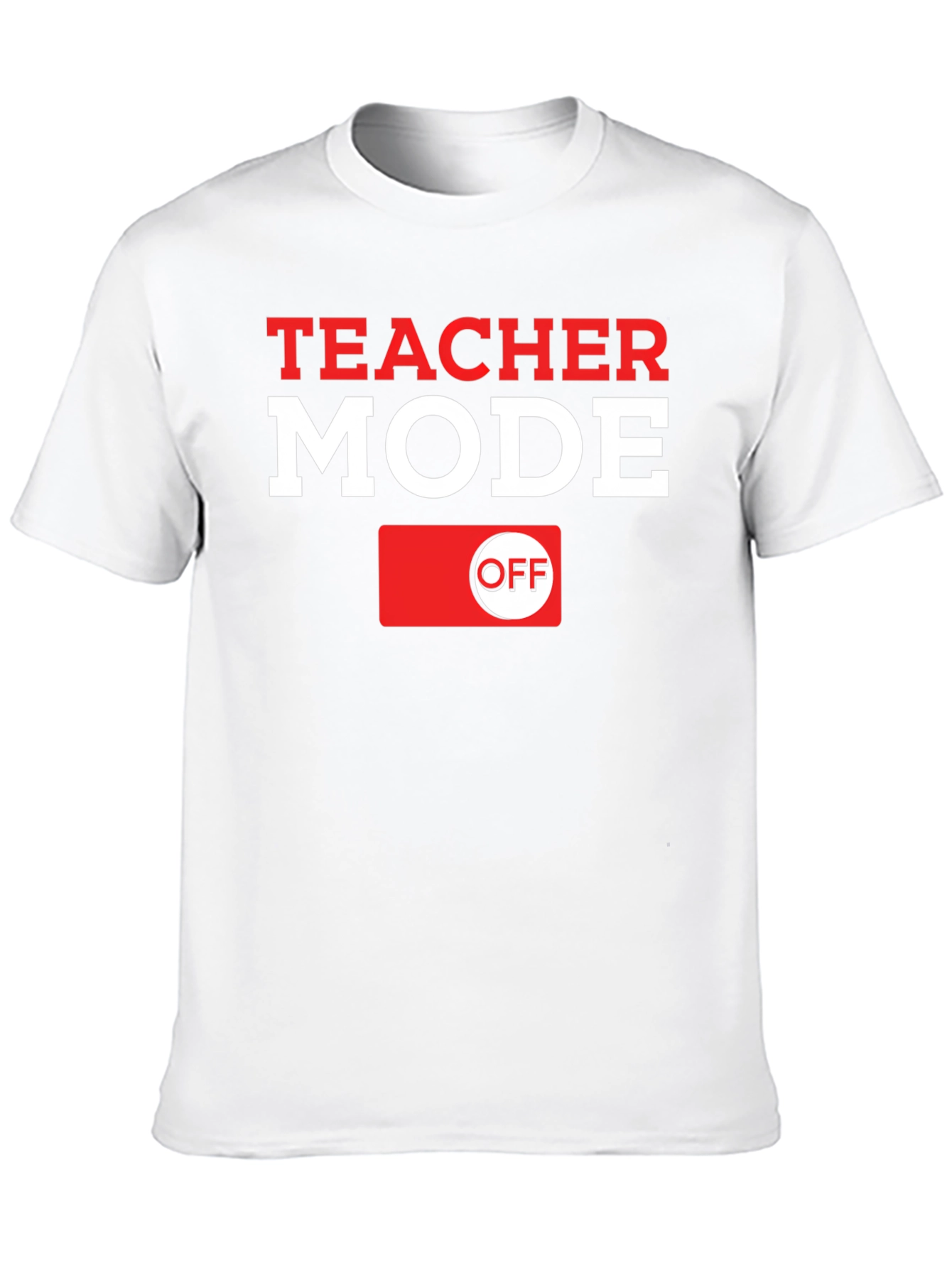 Teacher Mode OFF Graphic Tee - Black