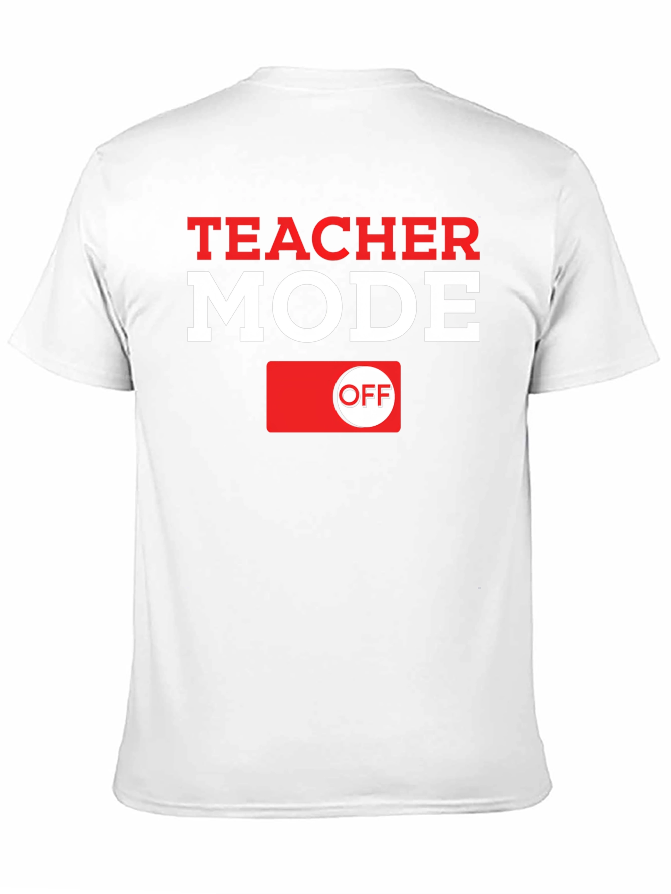 Teacher Mode OFF Graphic Tee - Black