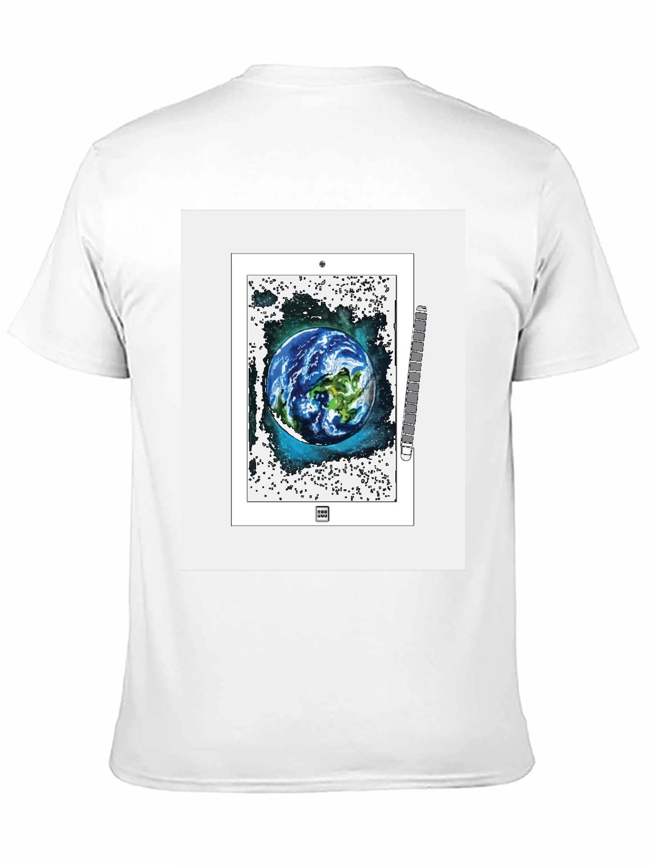 Earth Art Graphic T-Shirt - Space Design
