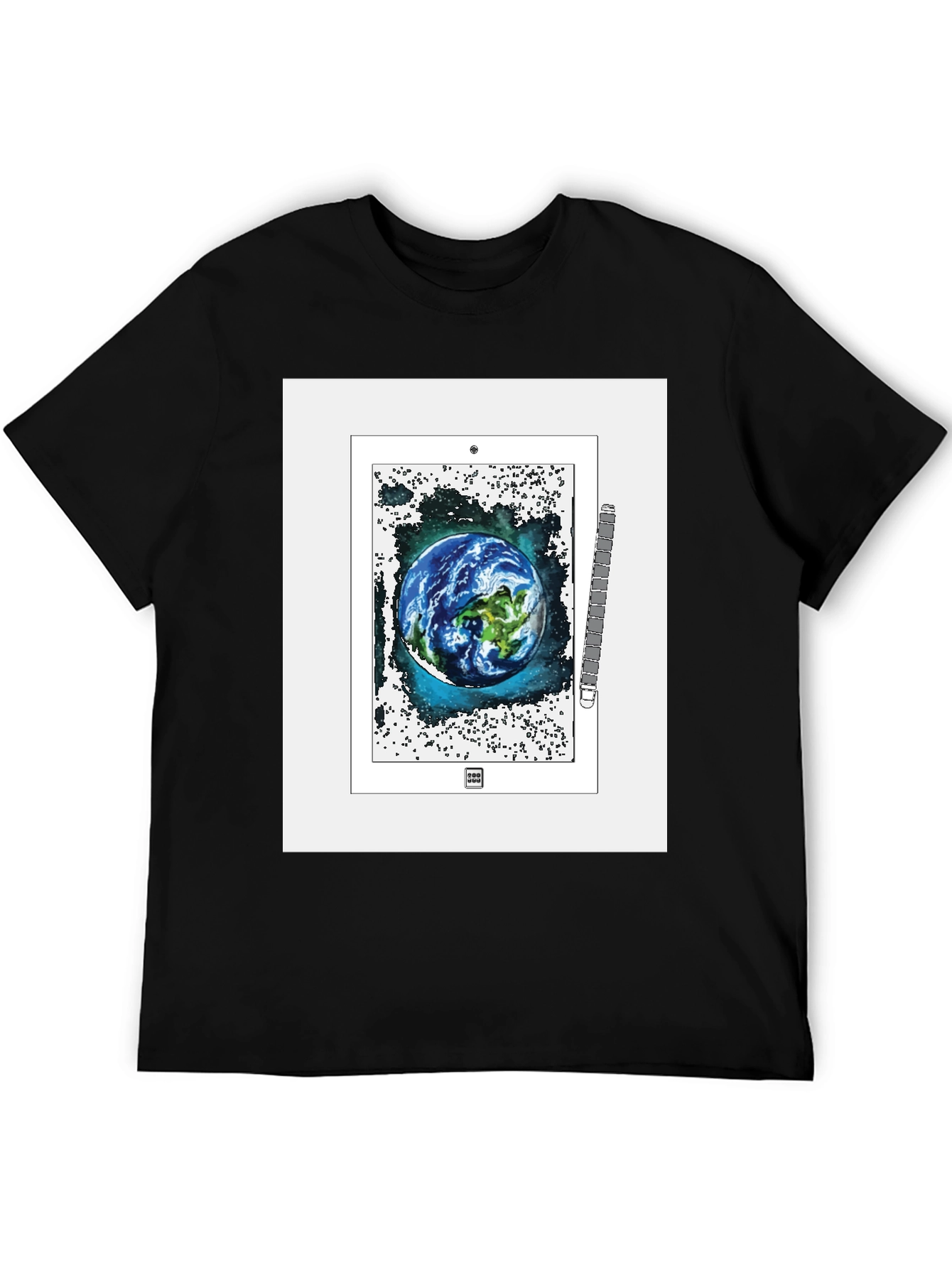 Earth Art Graphic T-Shirt - Space Design